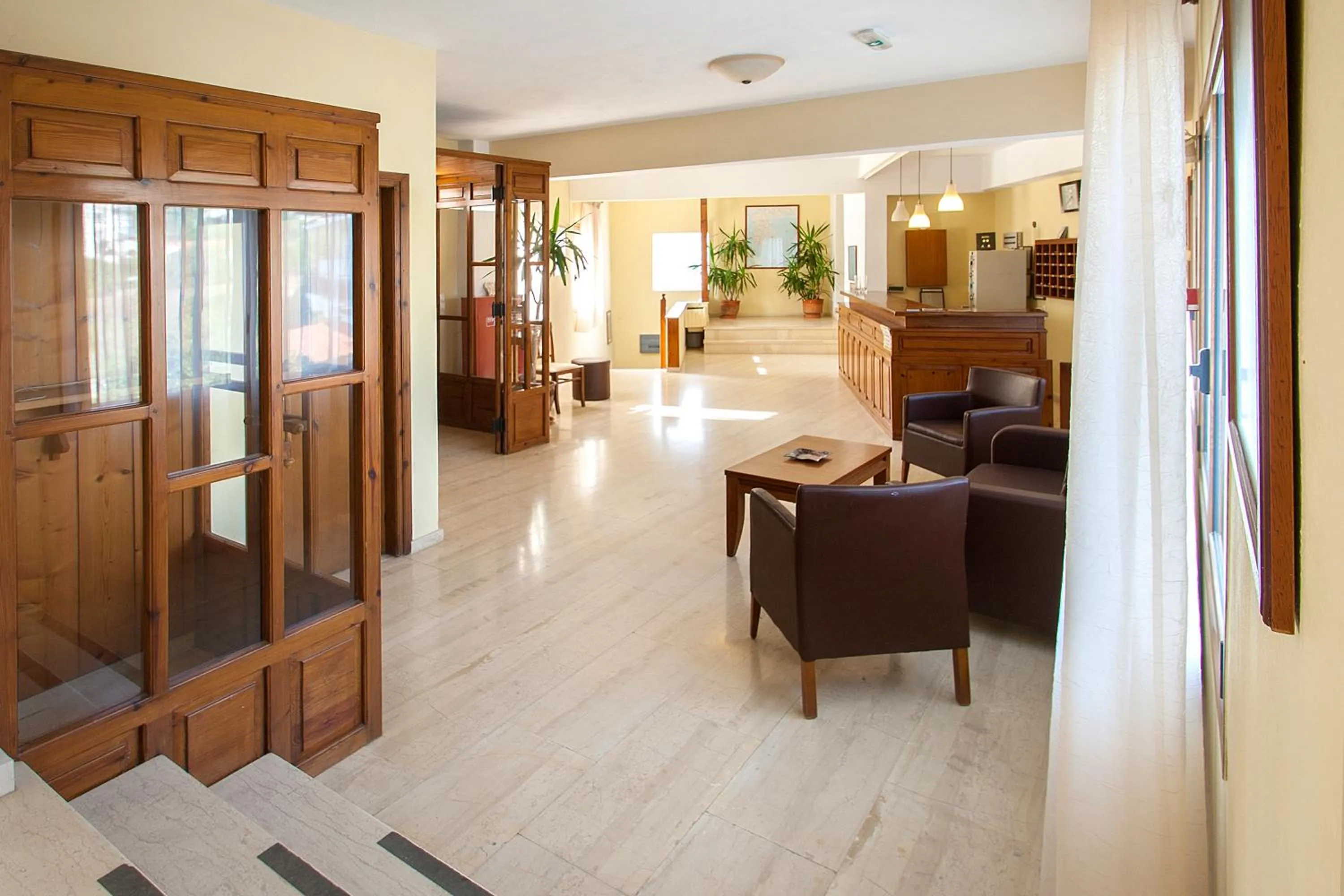Lobby or reception in Vontzos Hotel