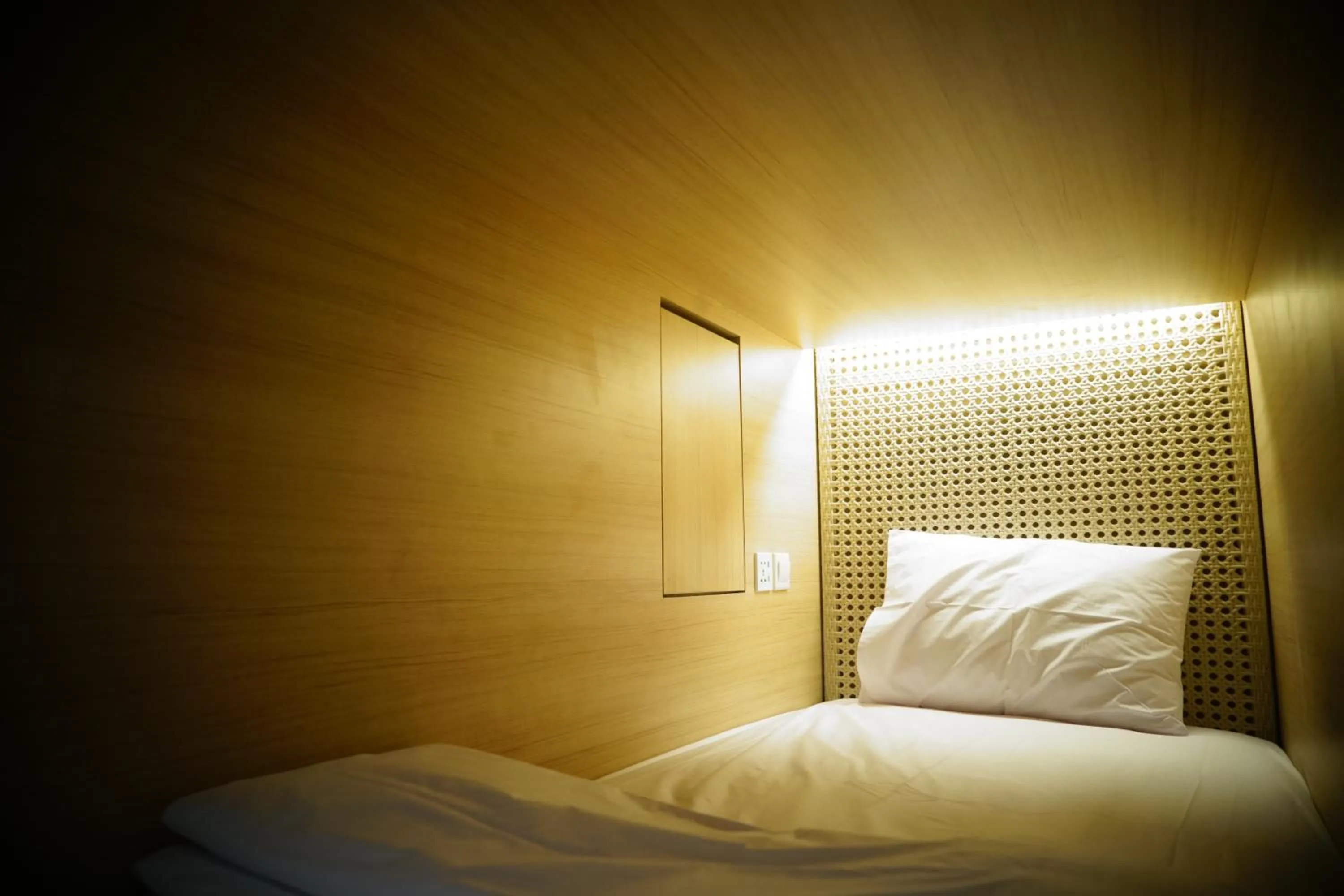 Bedroom, Bed in Borough Capsule Hostel Bali