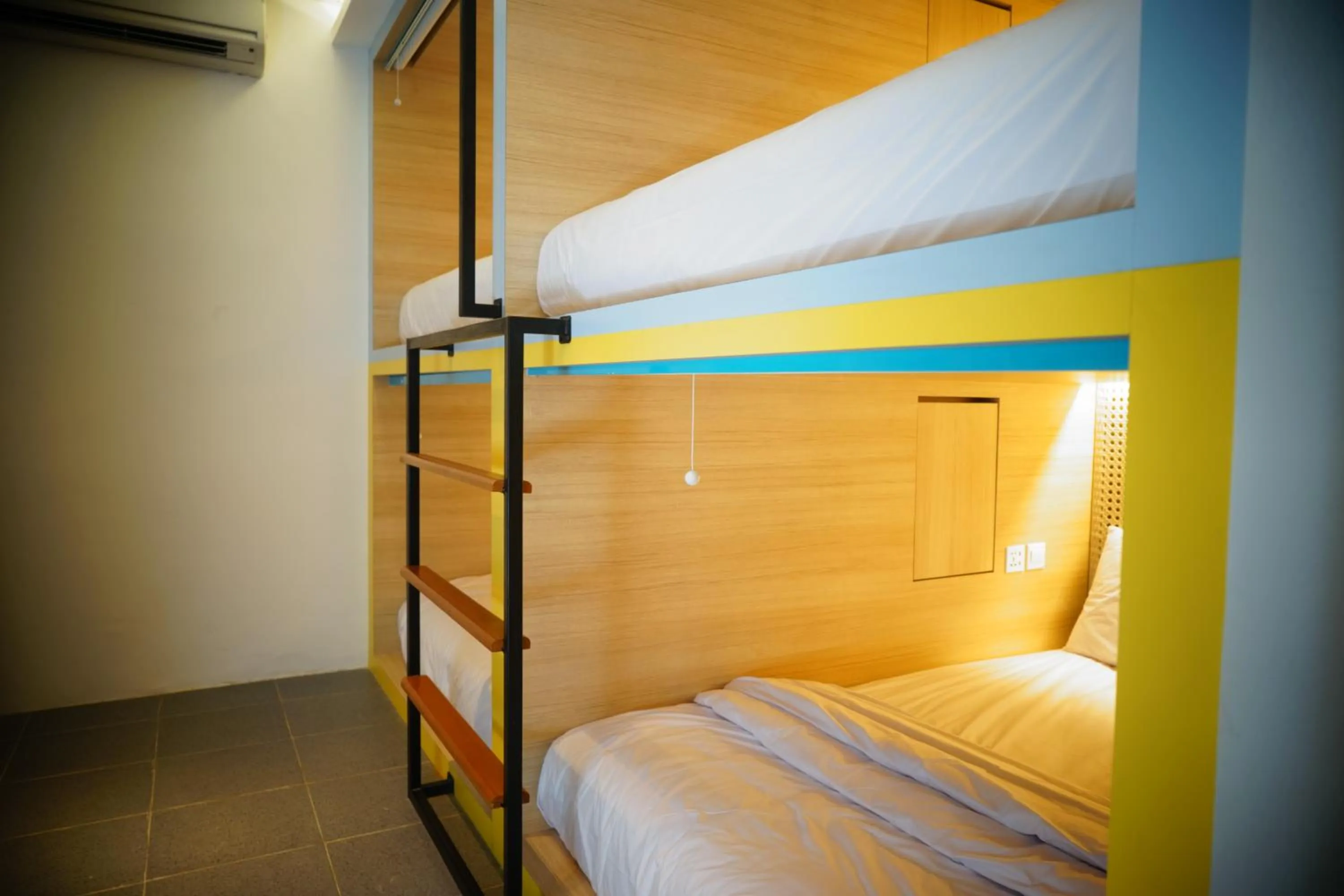 Bedroom, Bed in Borough Capsule Hostel Bali