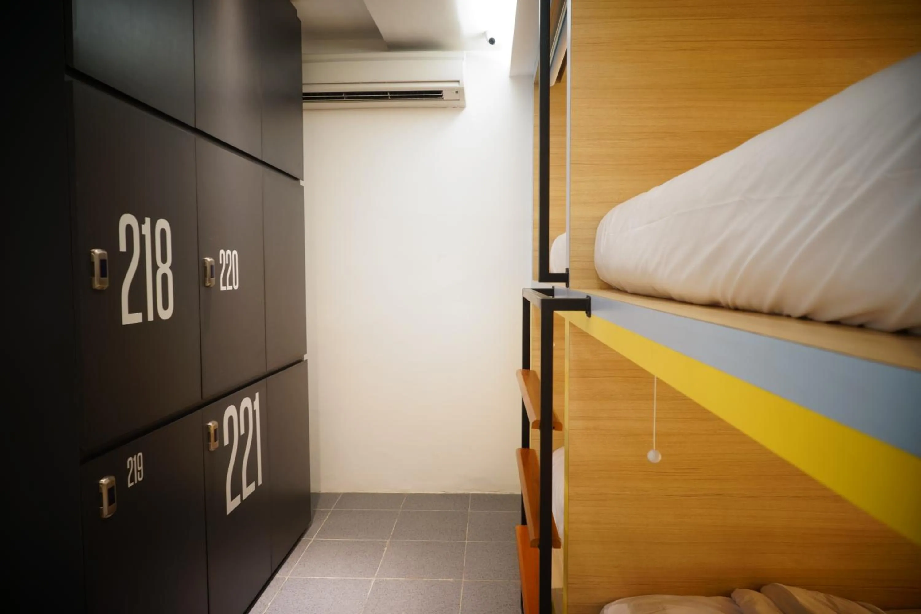 Bedroom, Bed in Borough Capsule Hostel Bali