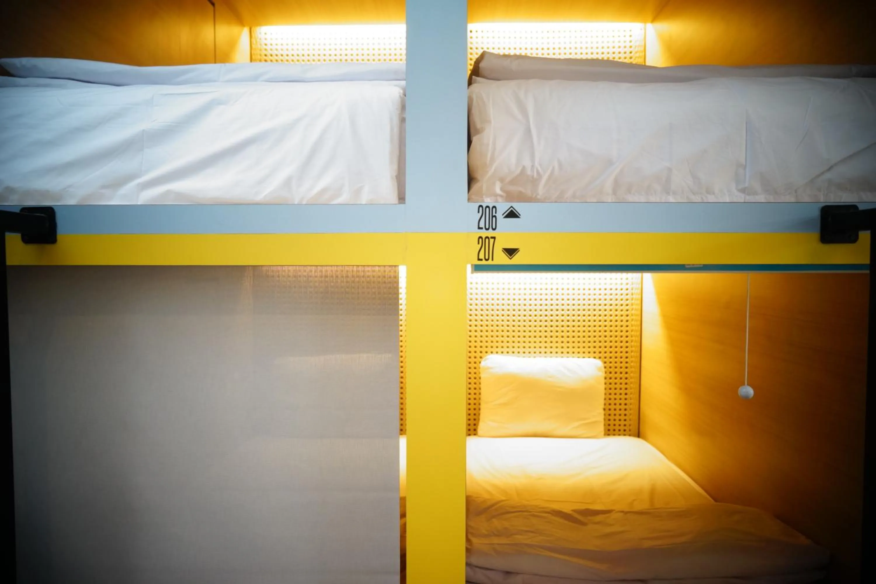 Bedroom, Bed in Borough Capsule Hostel Bali