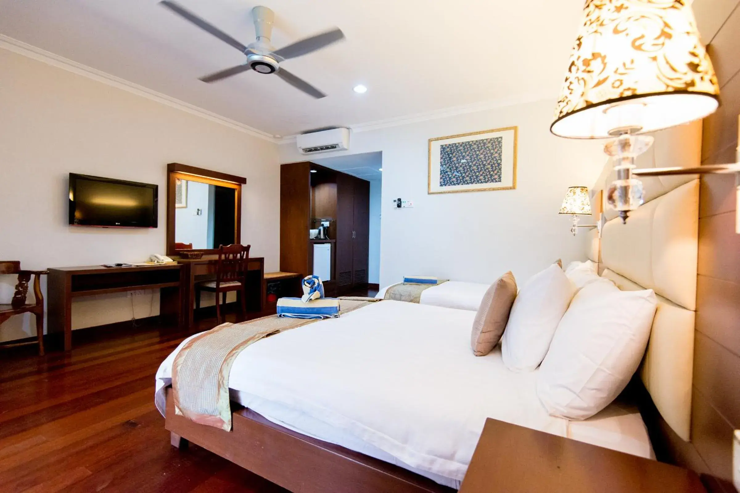 Photo of the whole room, Bed in Langkah Syabas Beach Resort