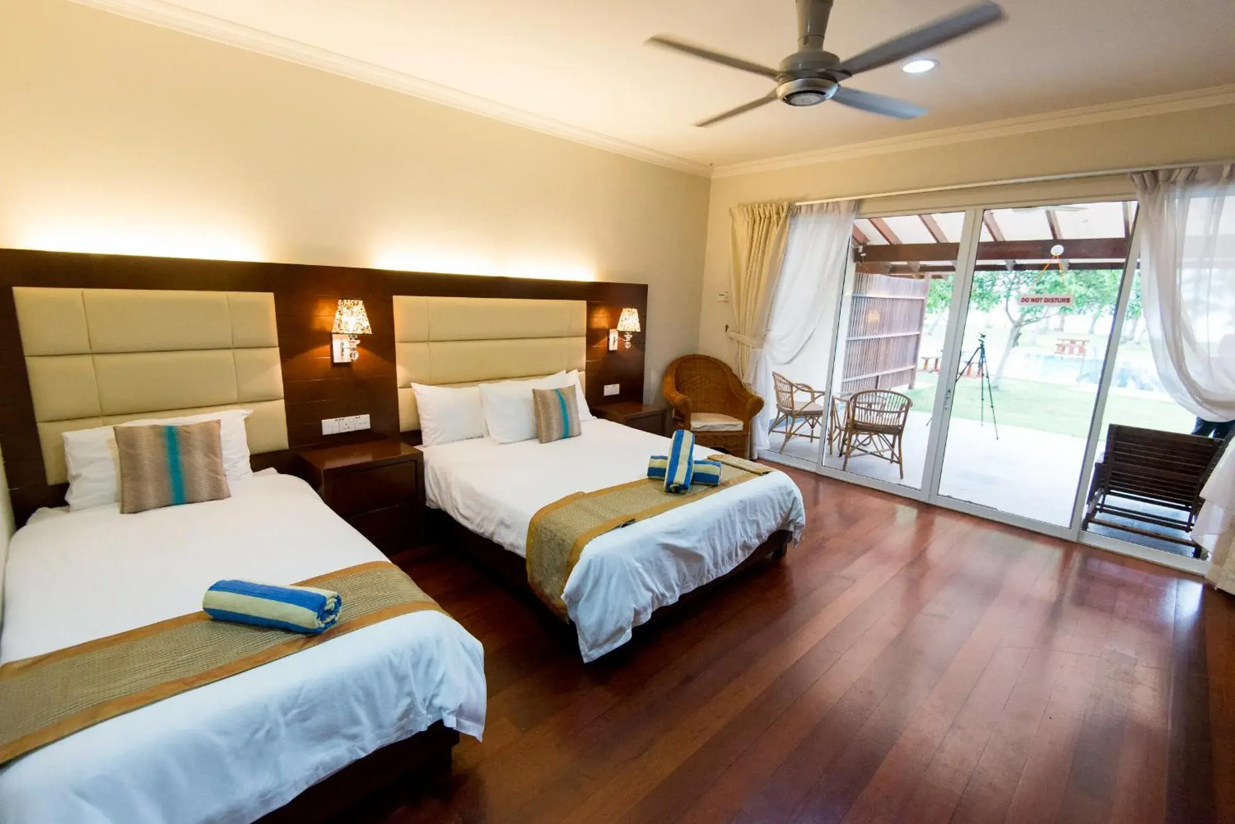 Photo of the whole room, Bed in Langkah Syabas Beach Resort