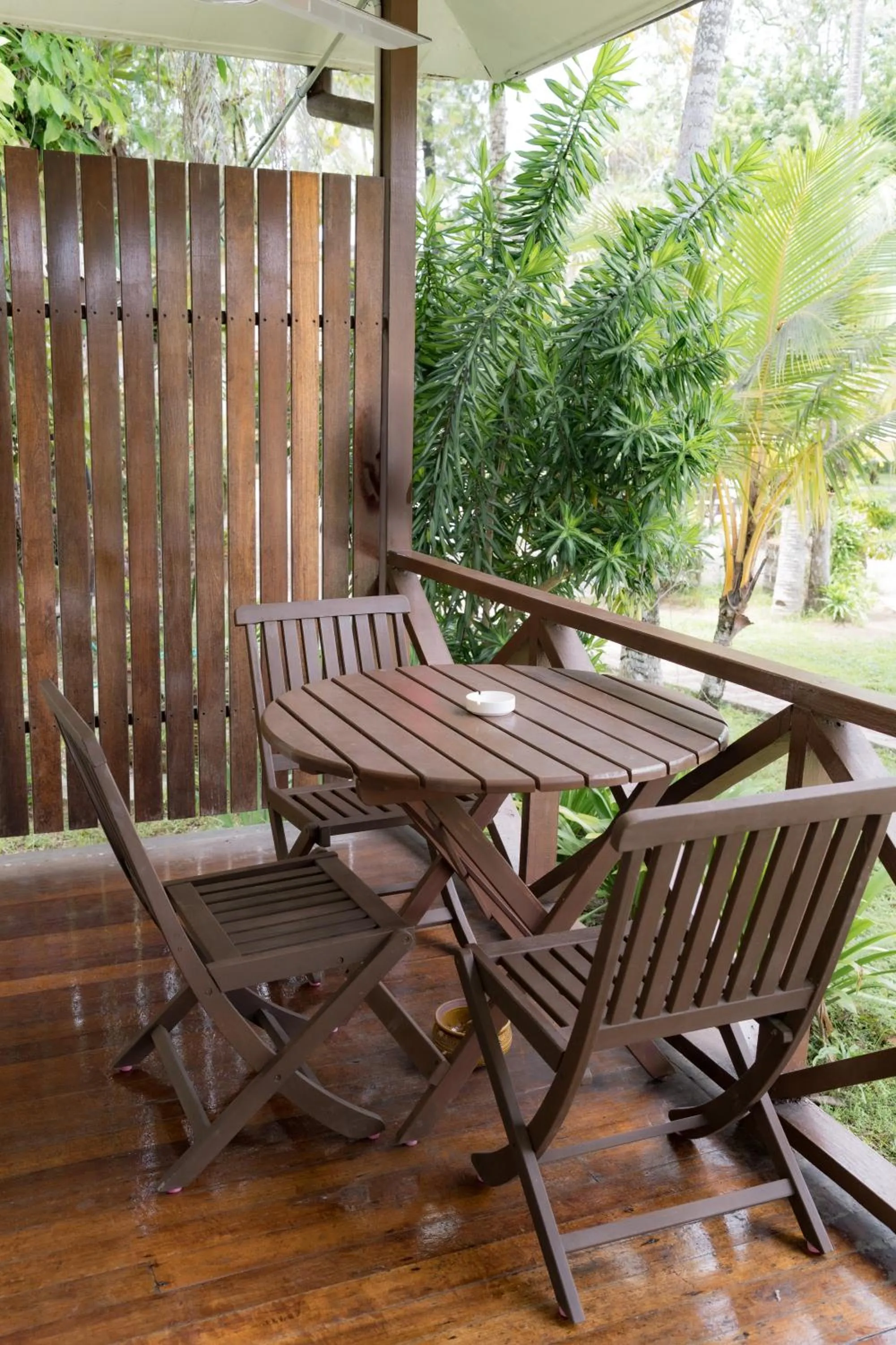 Balcony/Terrace in Langkah Syabas Beach Resort