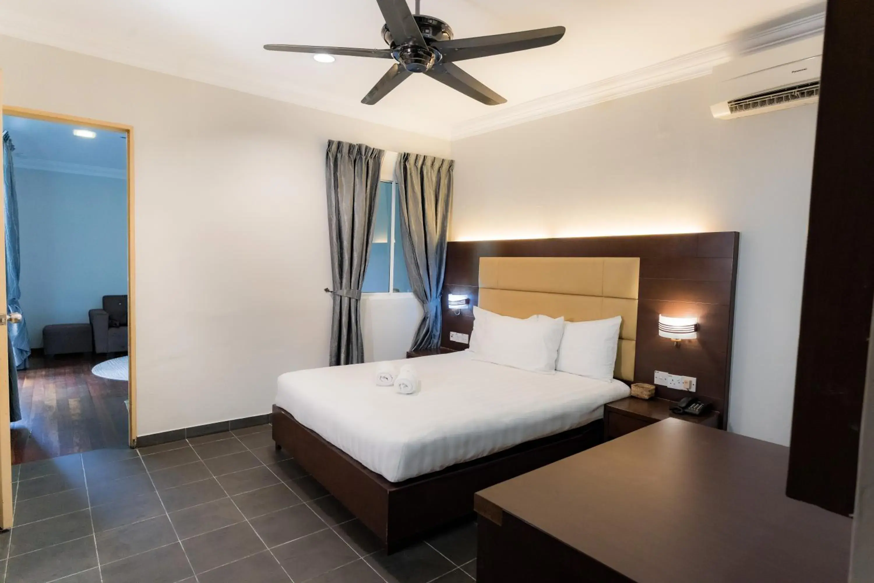 Bed in Langkah Syabas Beach Resort Bed in Langkah Syabas Beach Resort