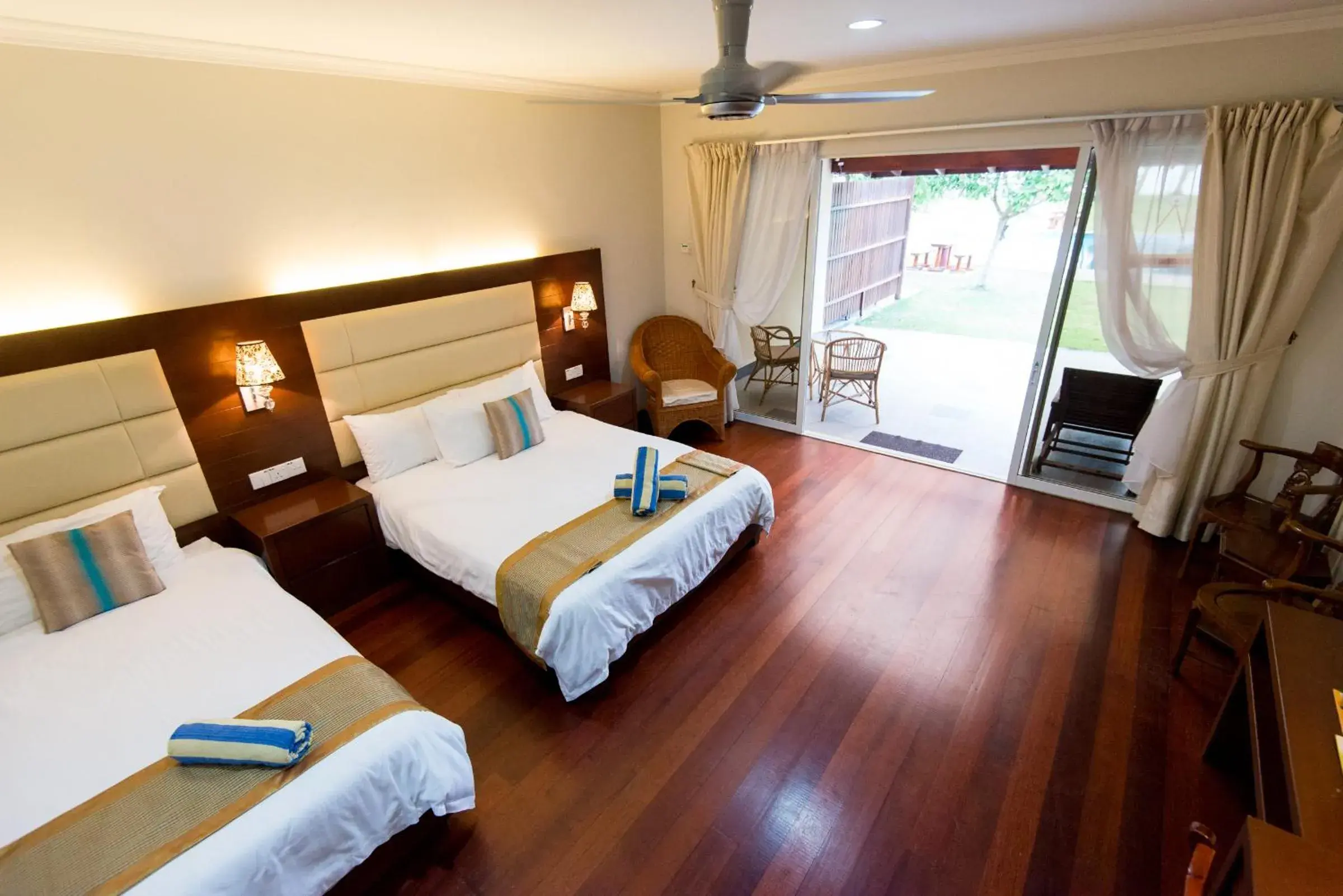 Photo of the whole room, Bed in Langkah Syabas Beach Resort