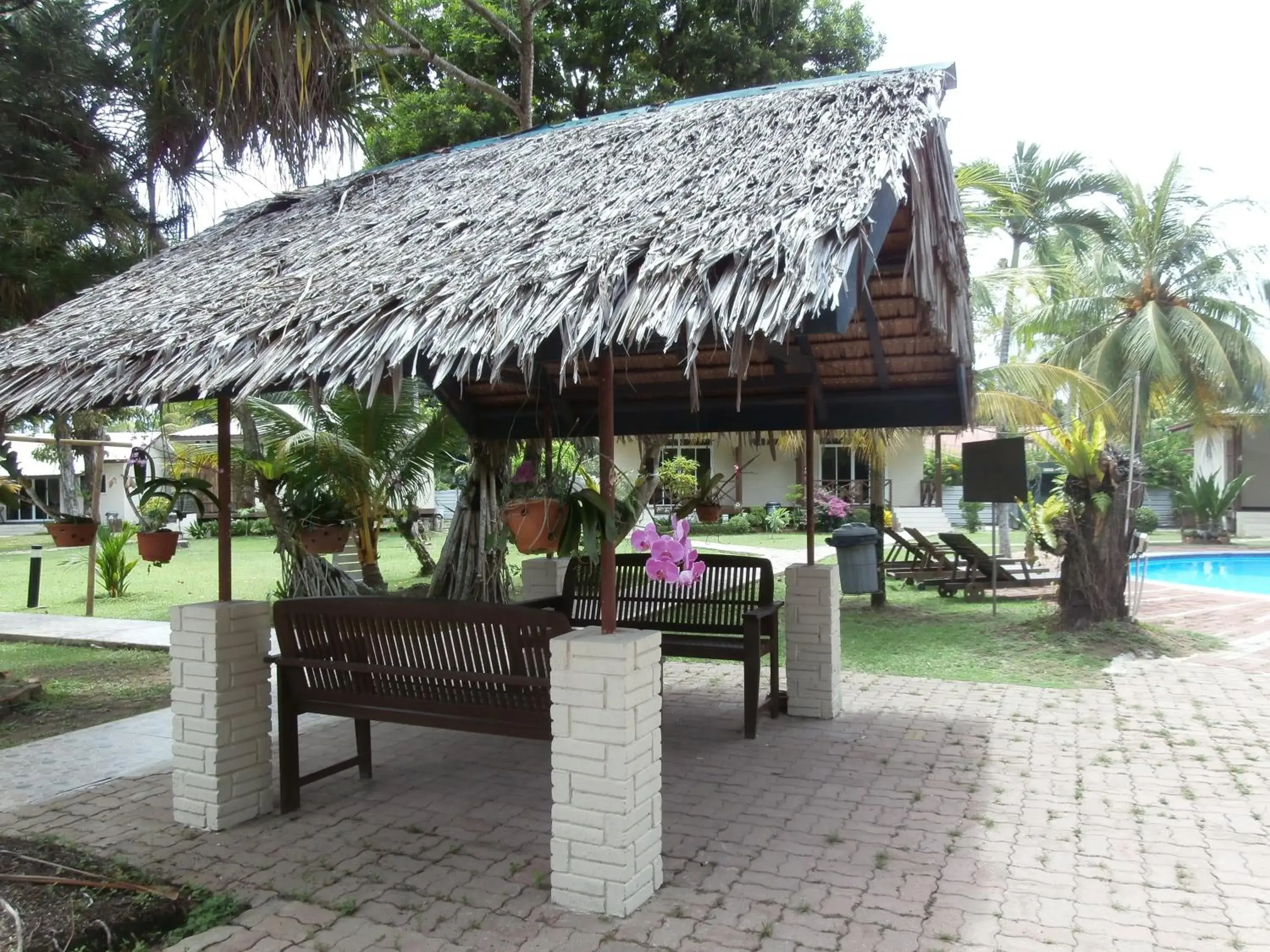 Patio in Langkah Syabas Beach Resort