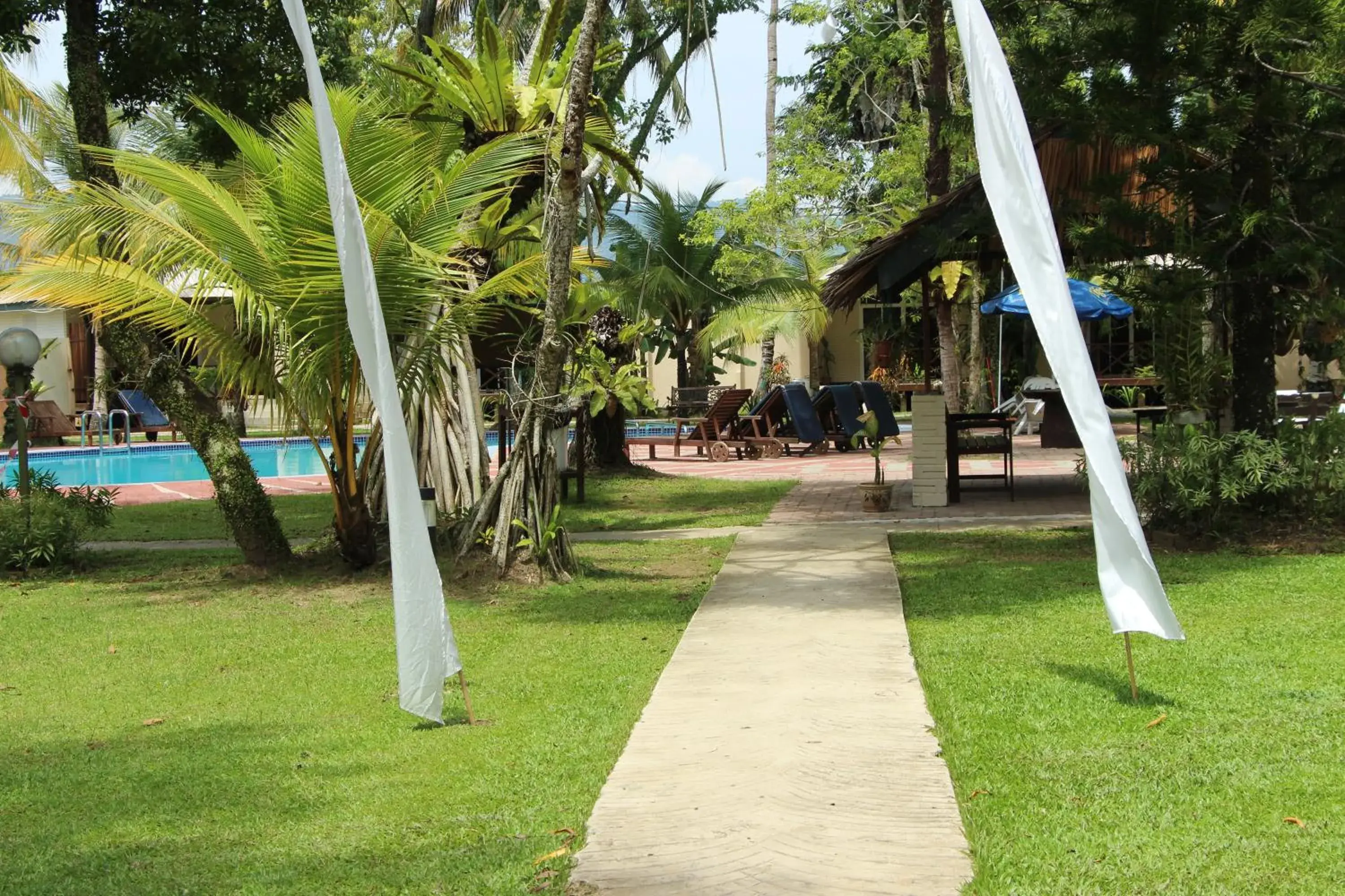 Garden in Langkah Syabas Beach Resort