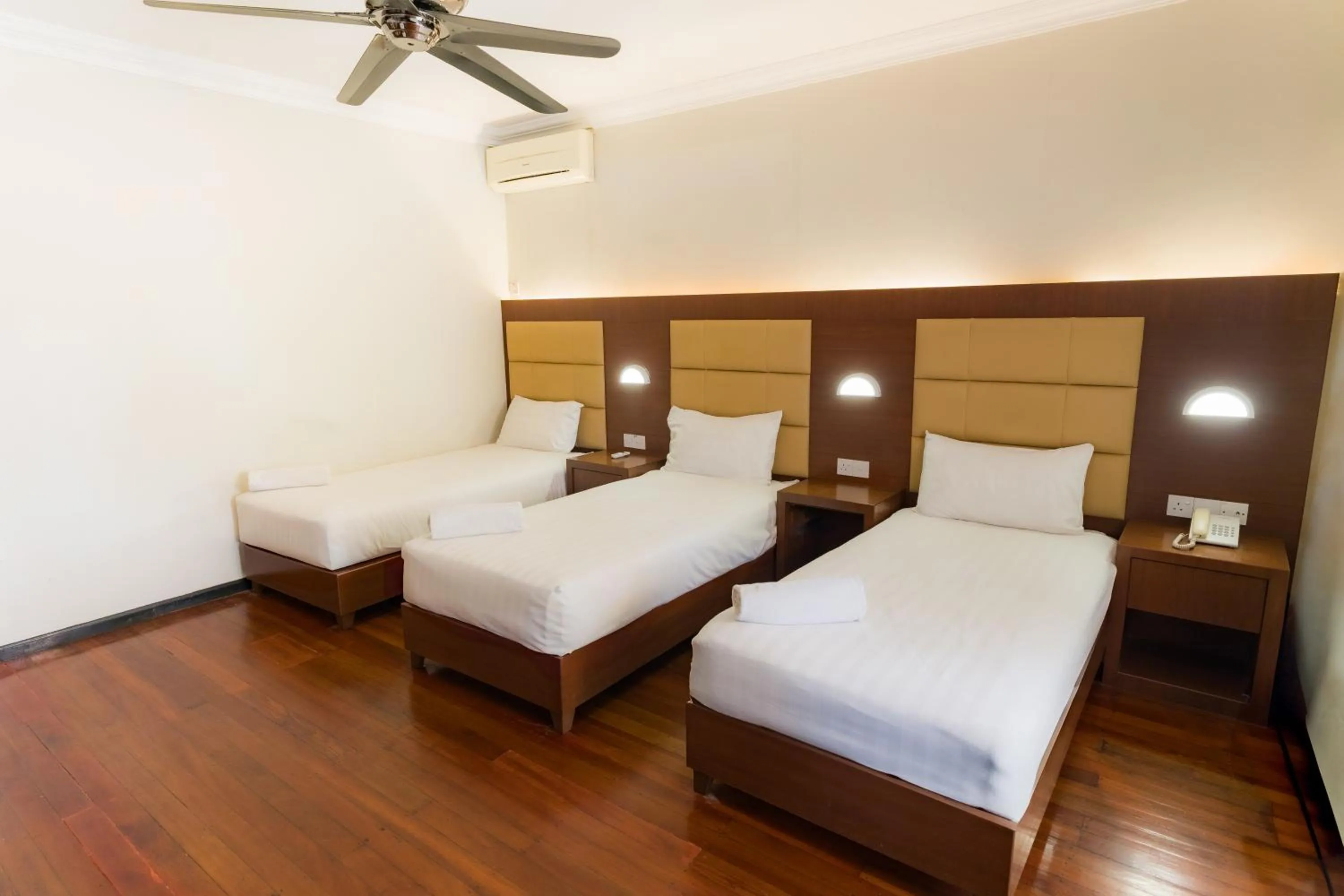 Bed in Langkah Syabas Beach Resort