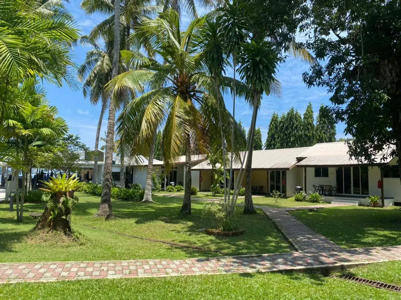 Garden, Property Building in Langkah Syabas Beach Resort