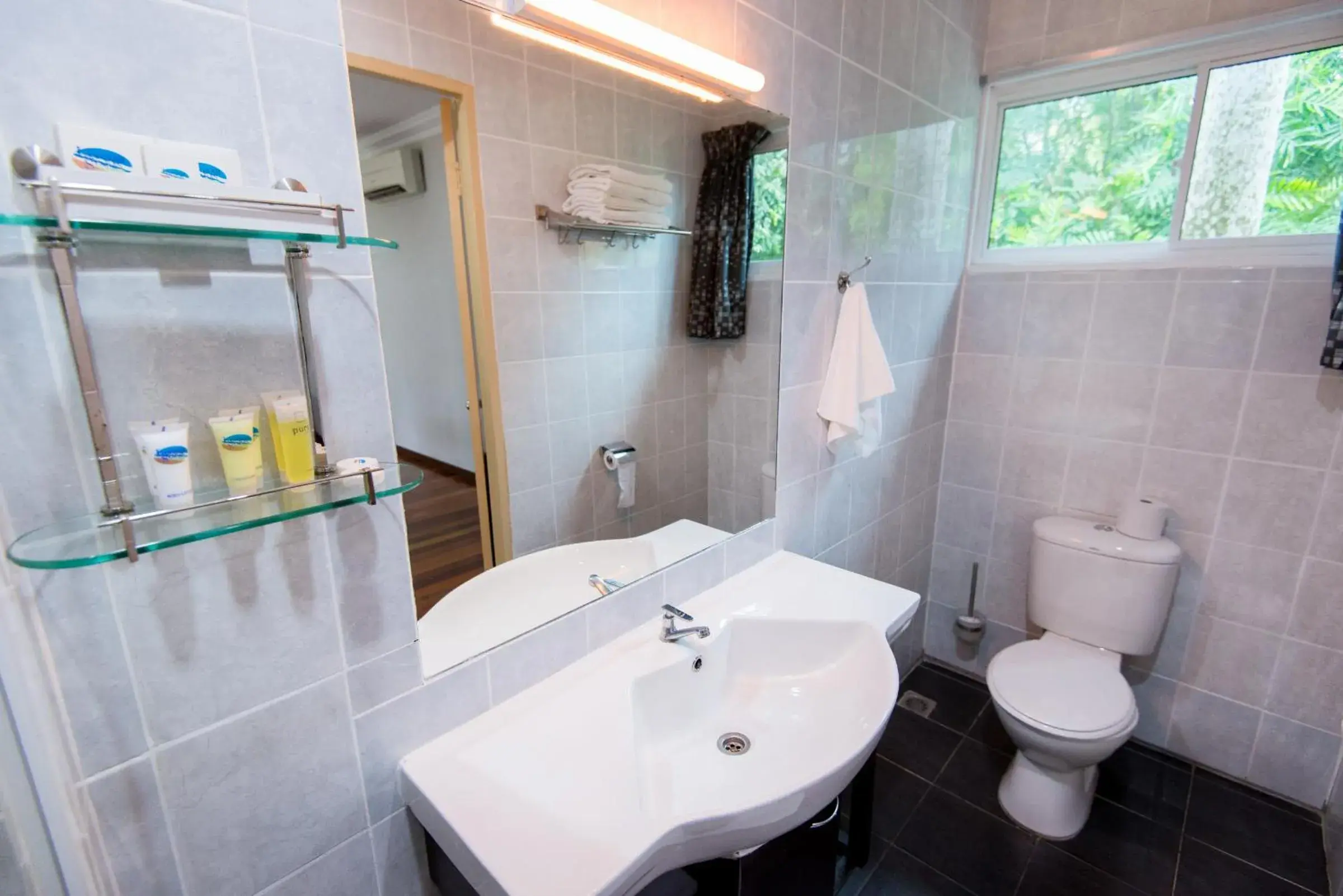 Bathroom in Langkah Syabas Beach Resort