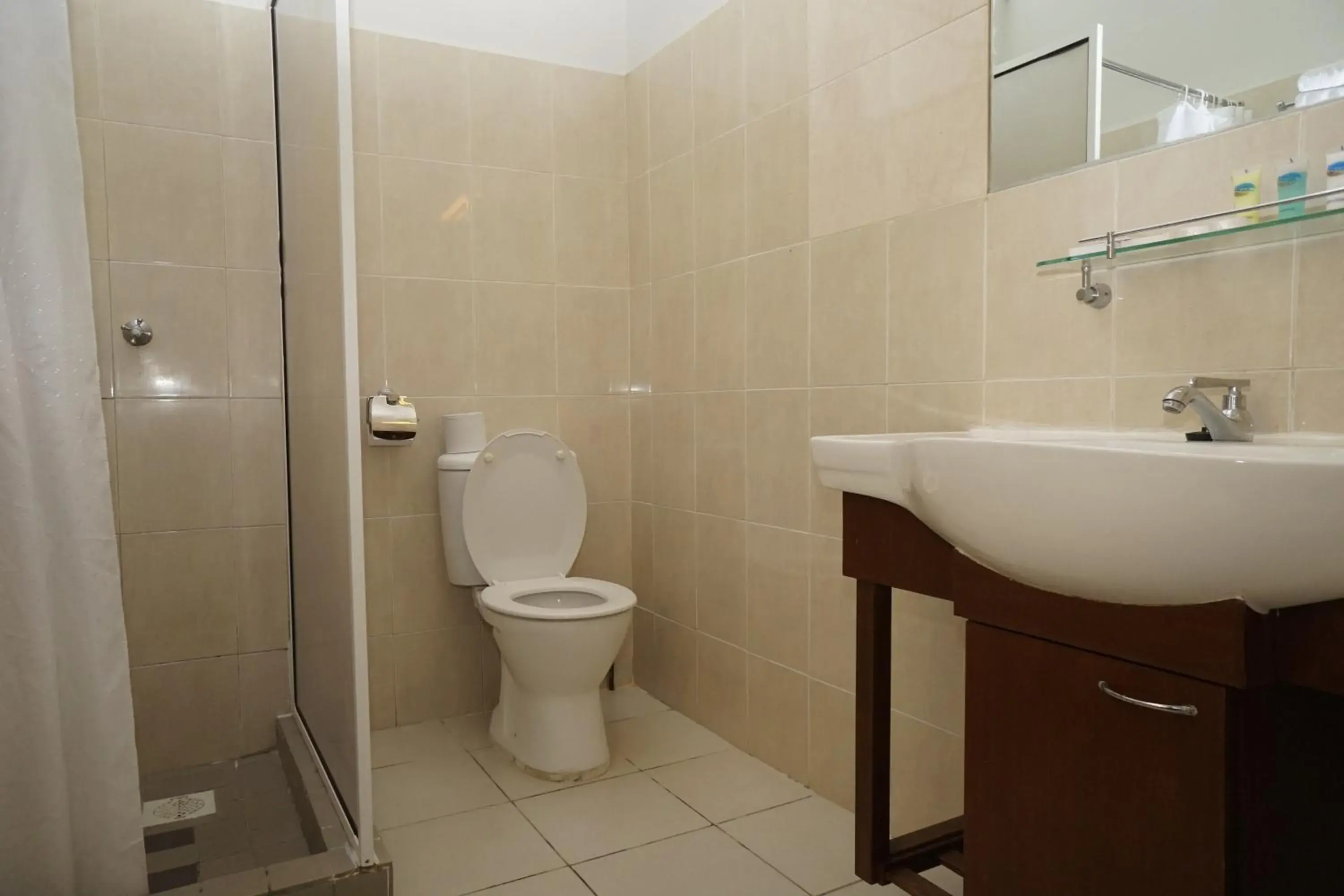 Bathroom in Langkah Syabas Beach Resort