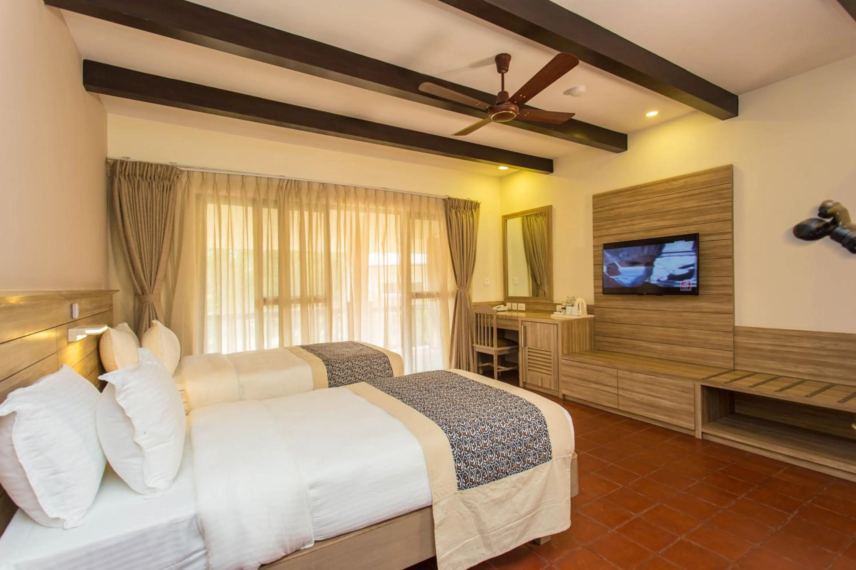 Shower, Bed in Jagatpur Lodge by Annapurna