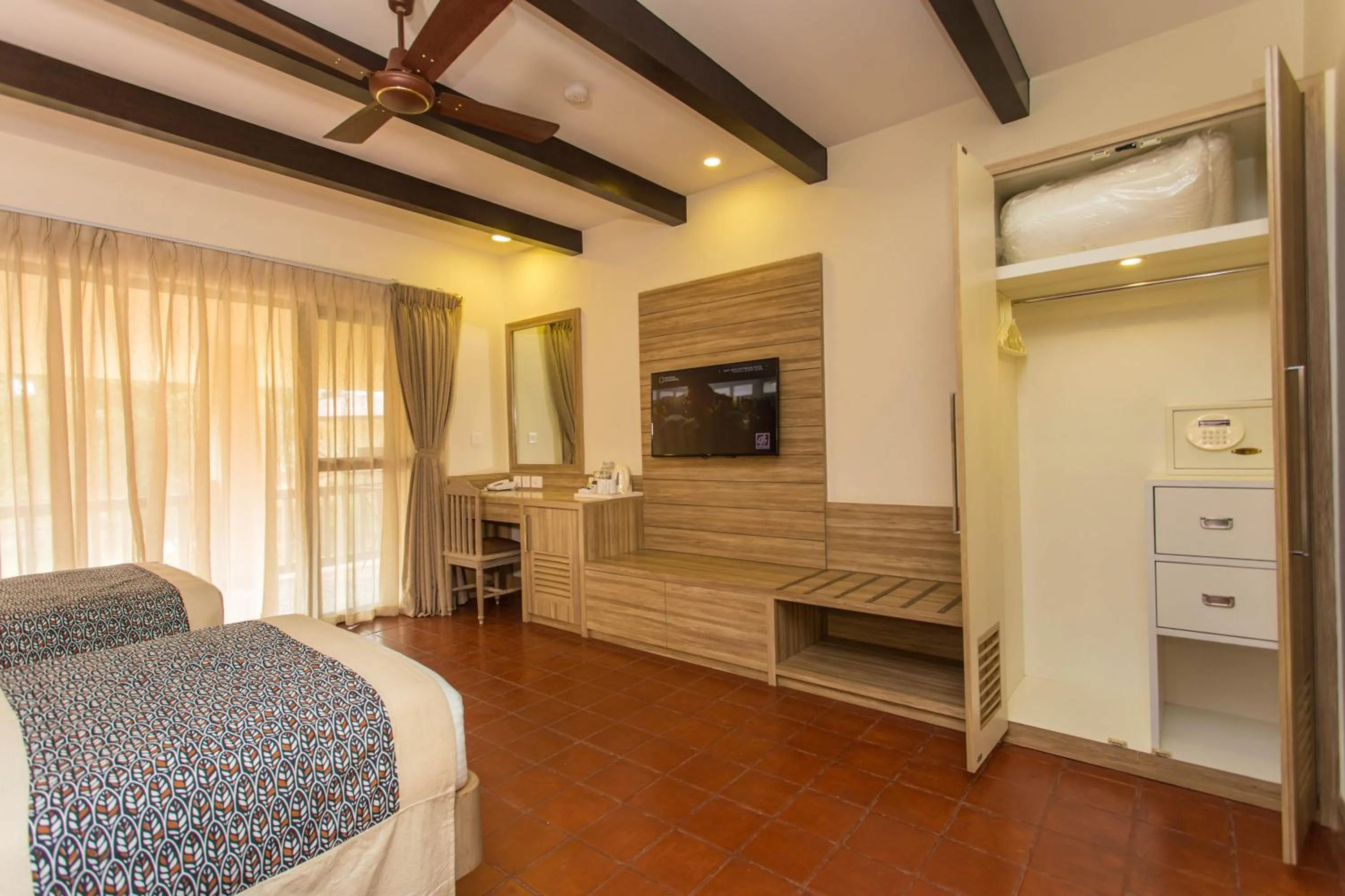 Shower, Bed in Jagatpur Lodge by Annapurna