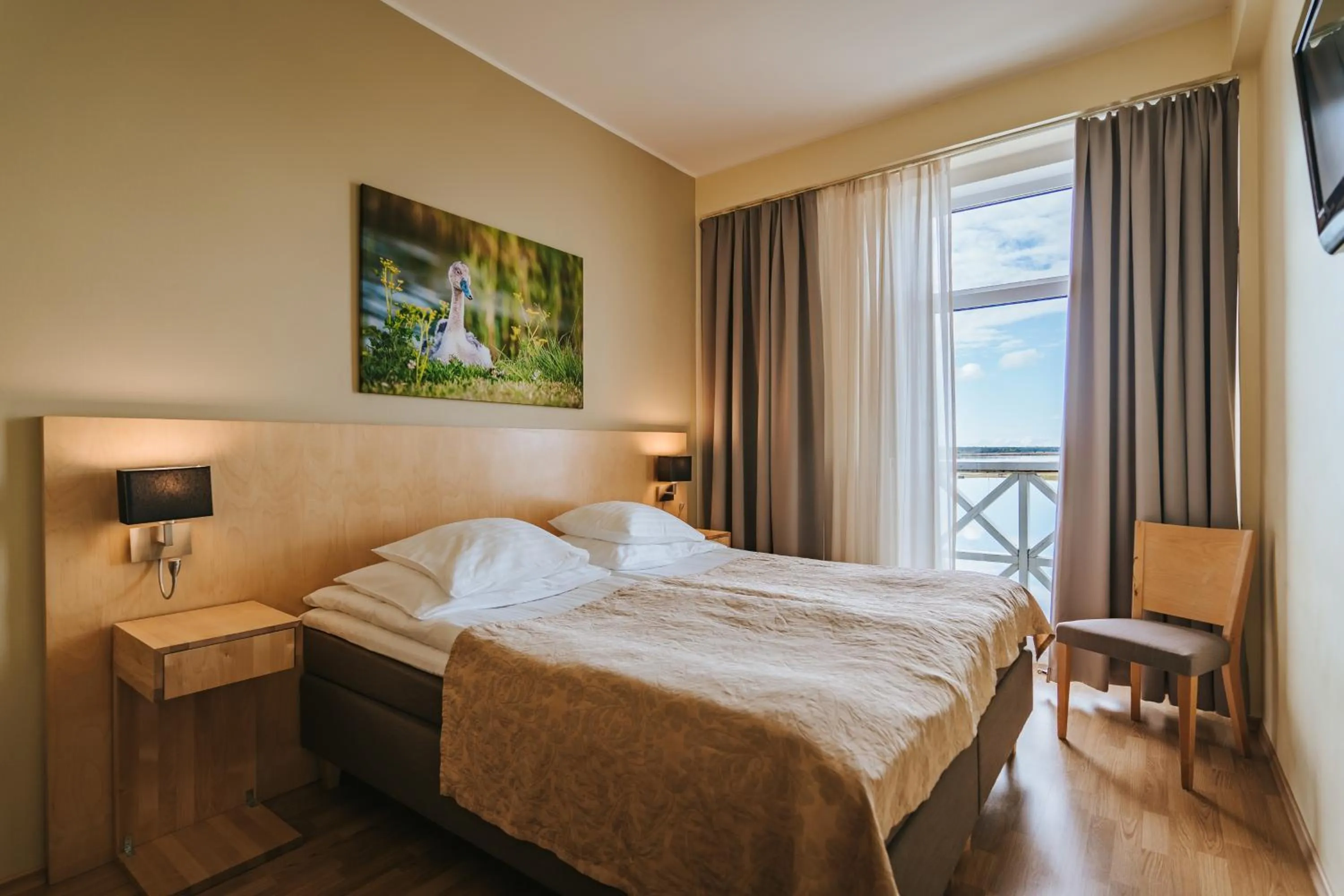 Bed in Hestia Hotel Haapsalu SPA