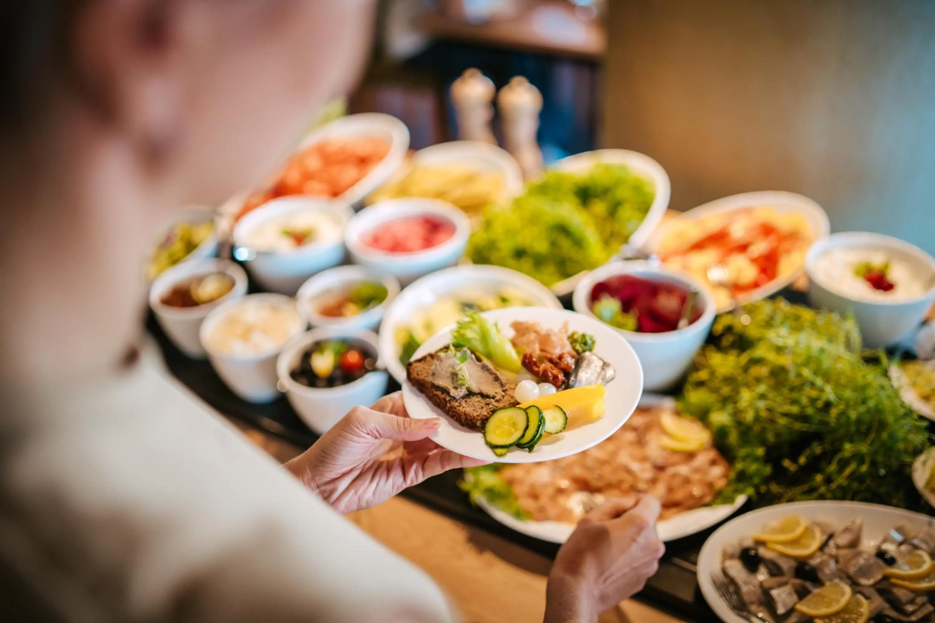 Breakfast in Hestia Hotel Haapsalu SPA