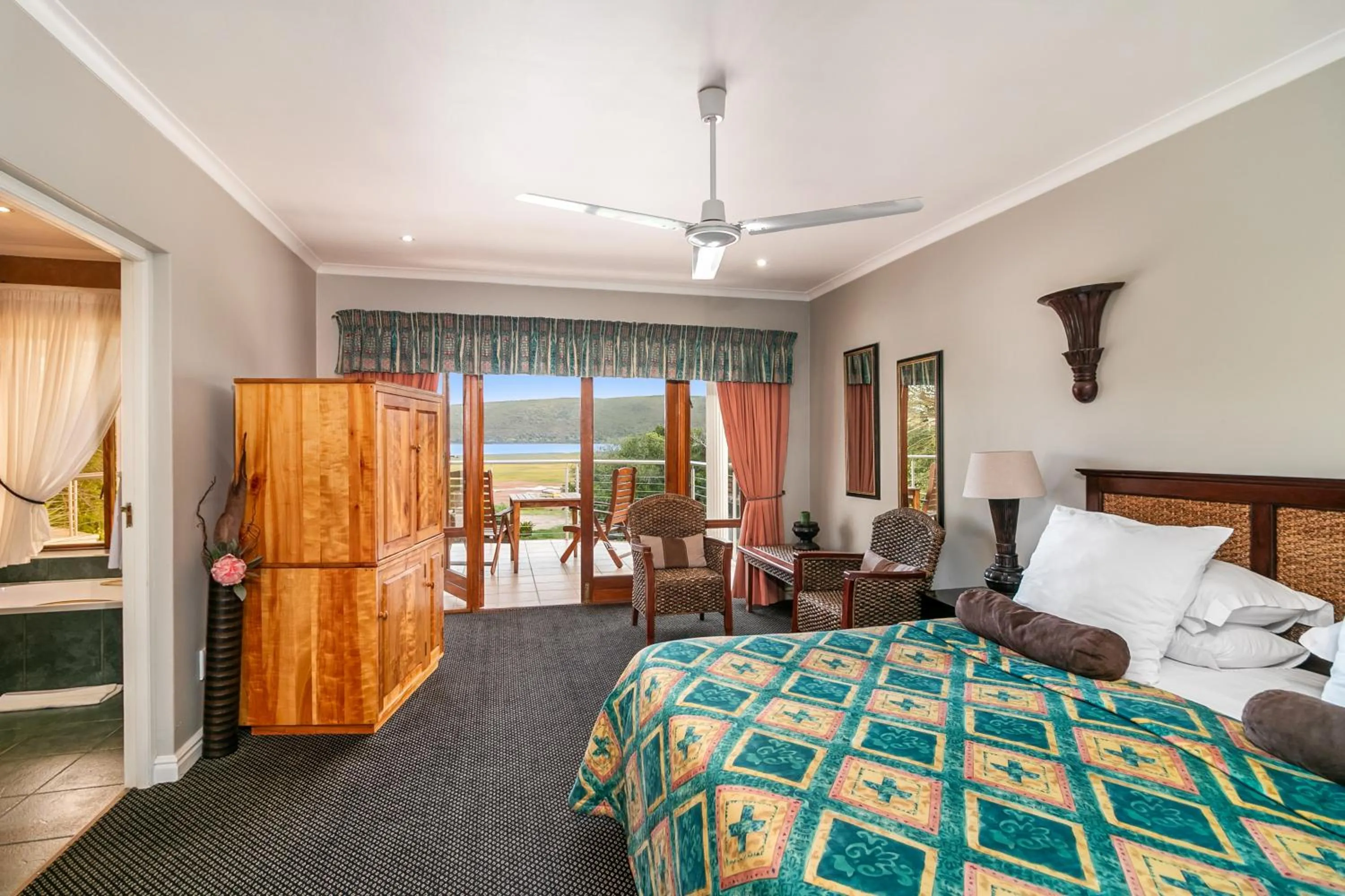 Bed in Waterfront Lodge