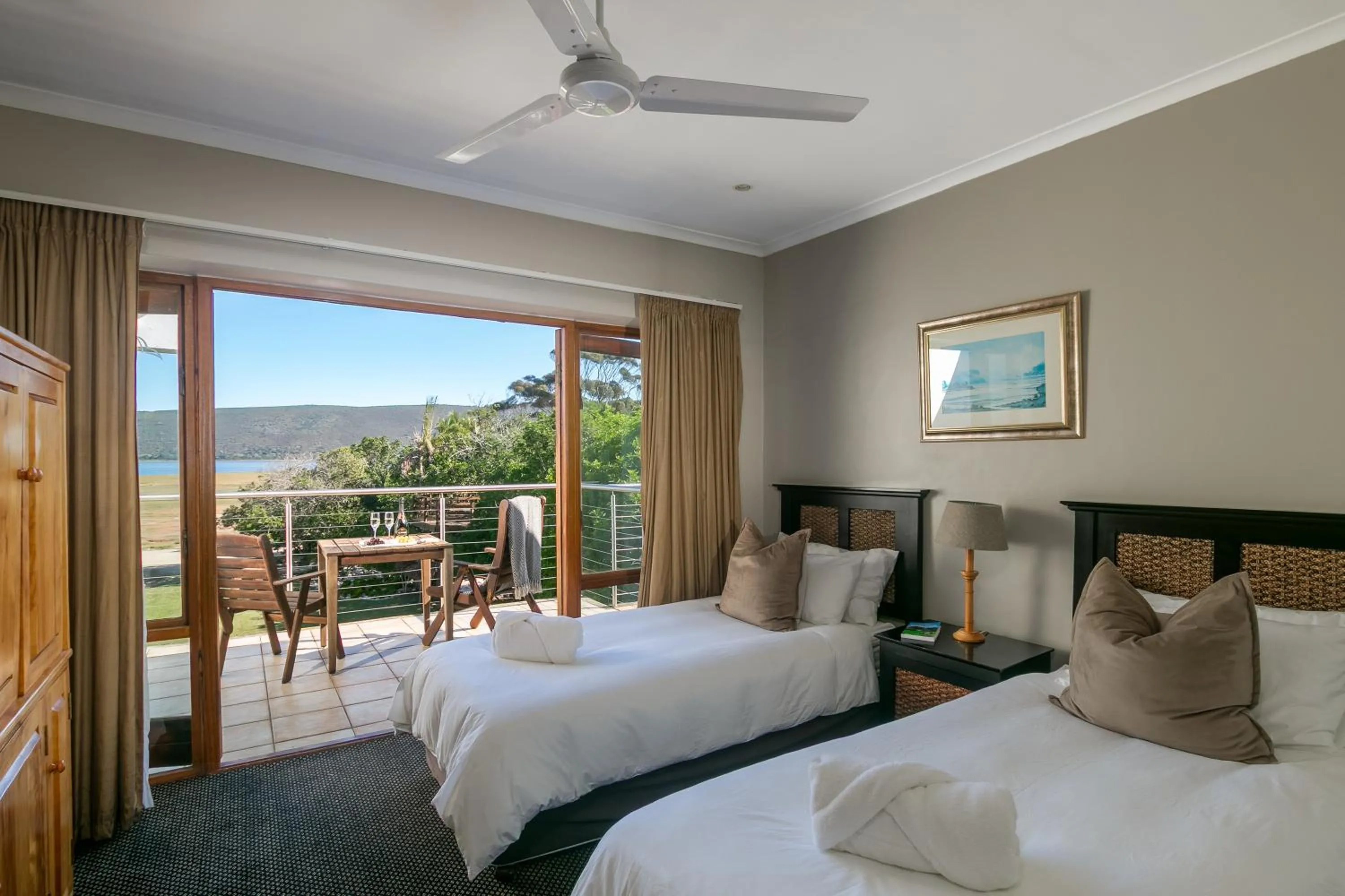 Bed in Waterfront Lodge