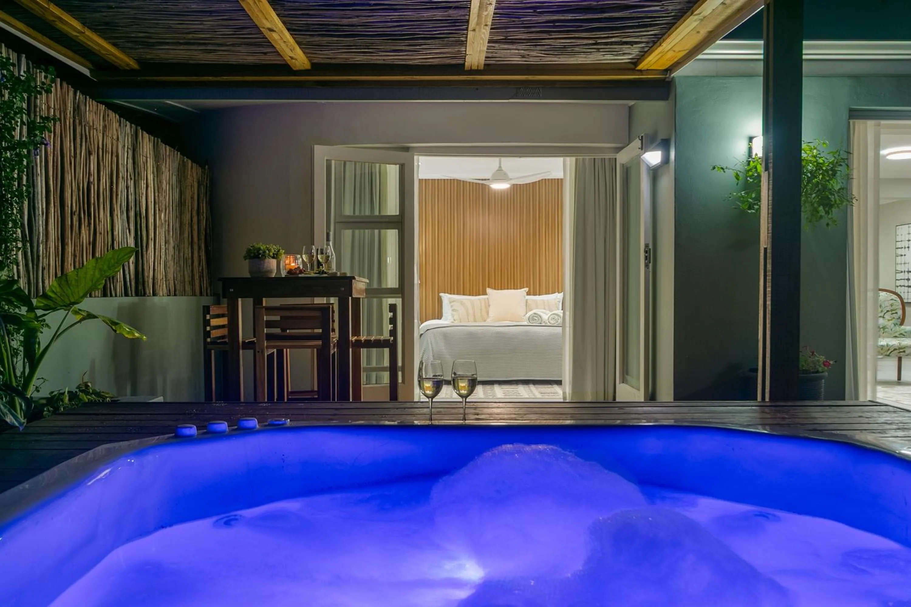 Bed in Waterfront Lodge