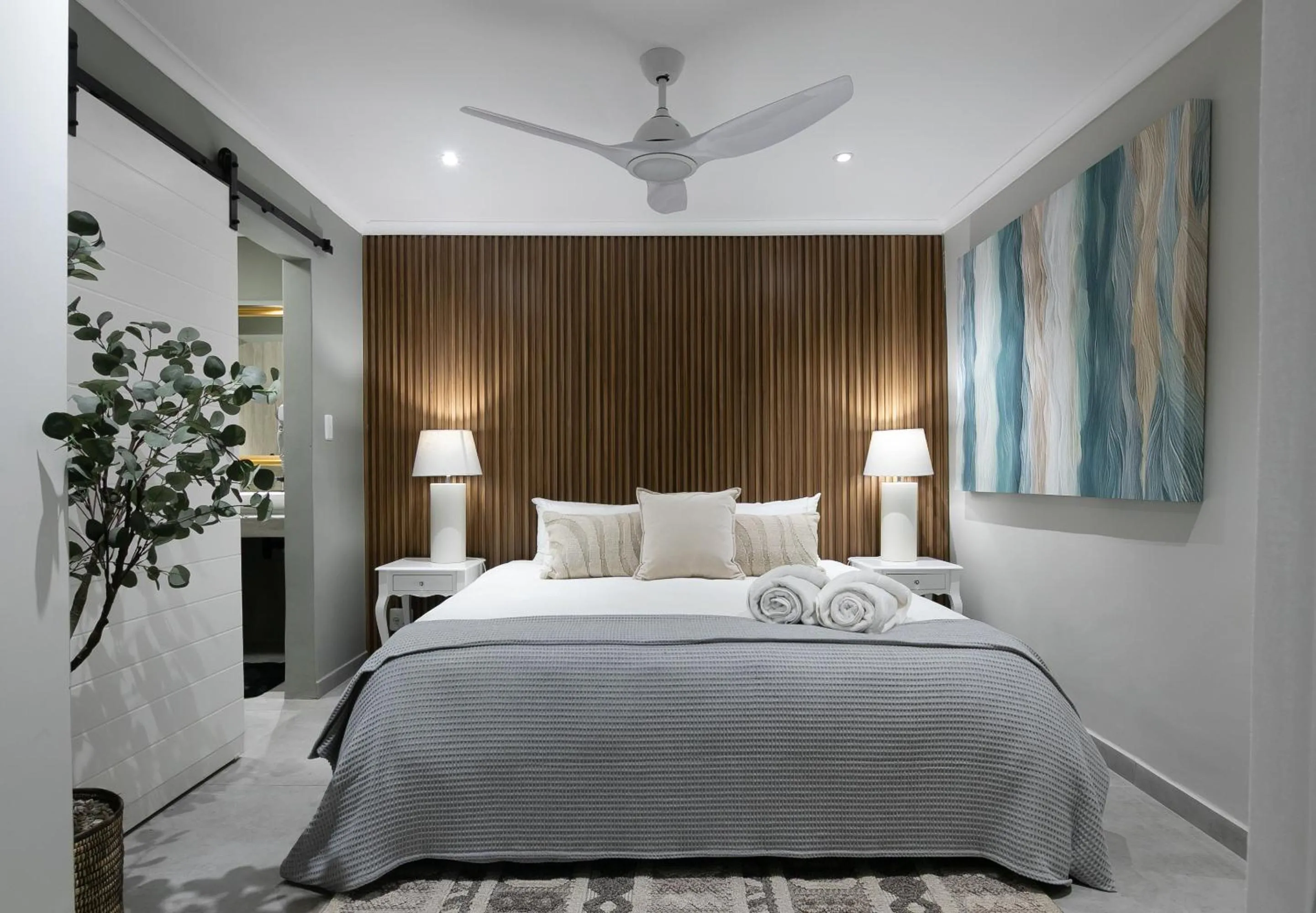 Bed in Waterfront Lodge