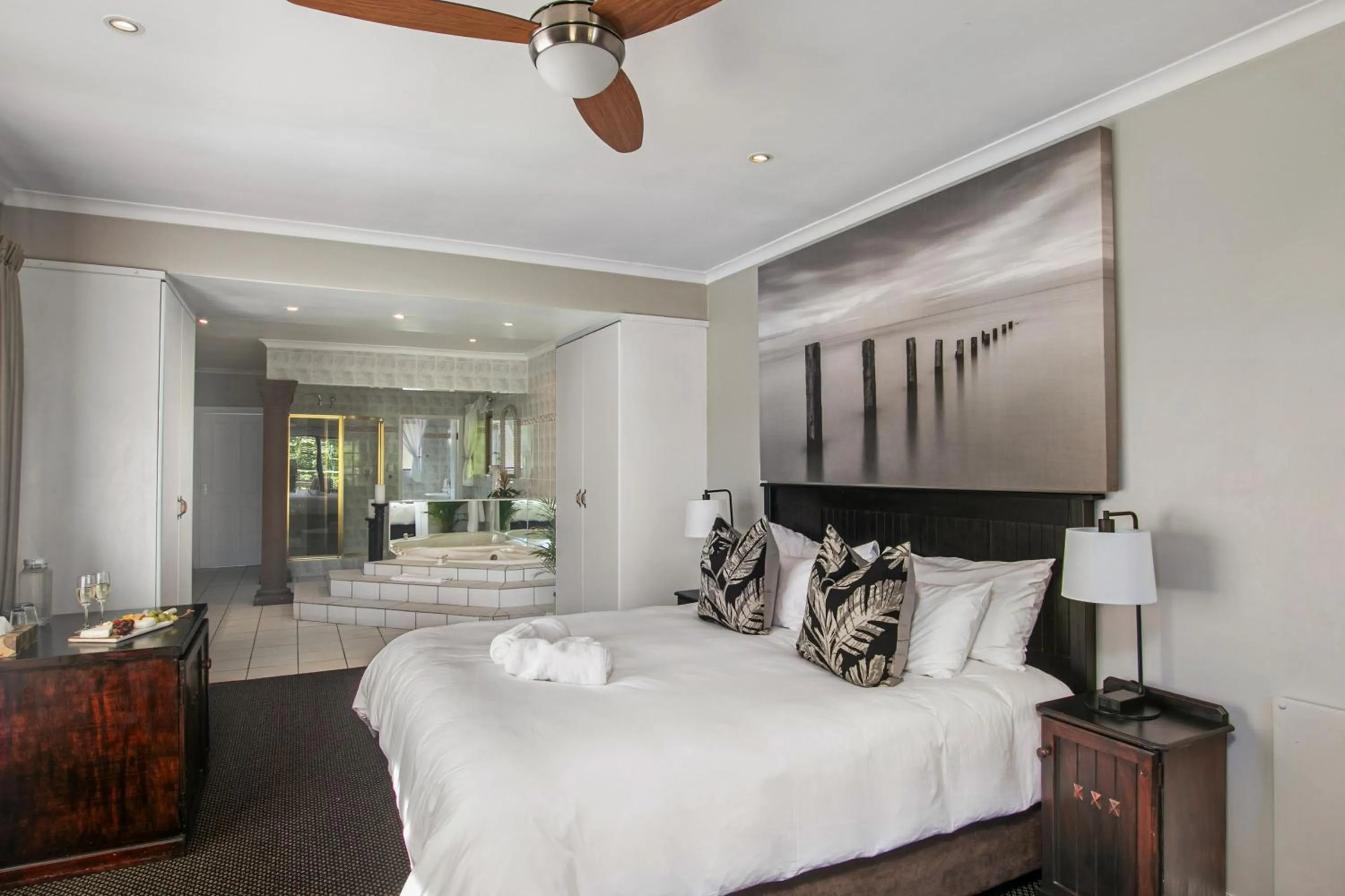 Bed in Waterfront Lodge