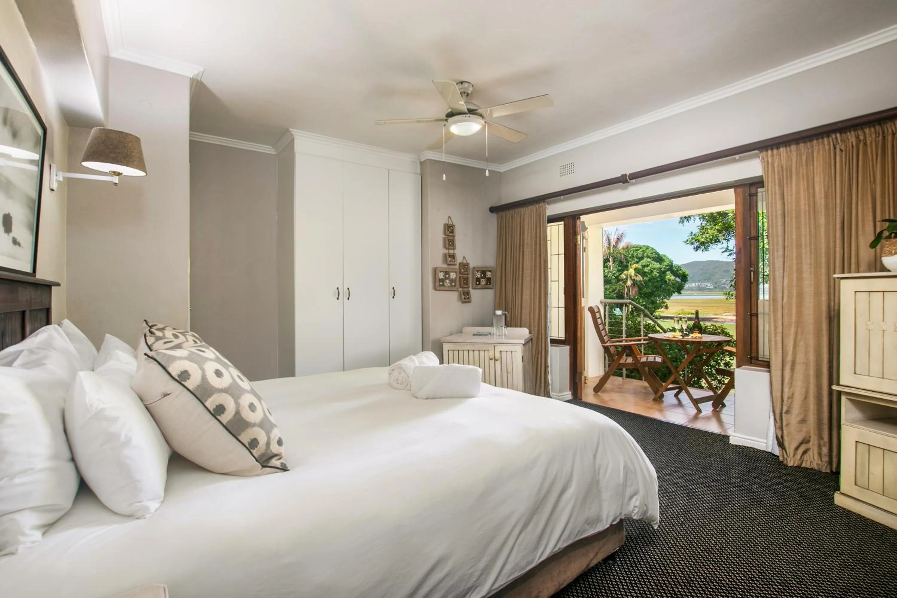 Bed in Waterfront Lodge