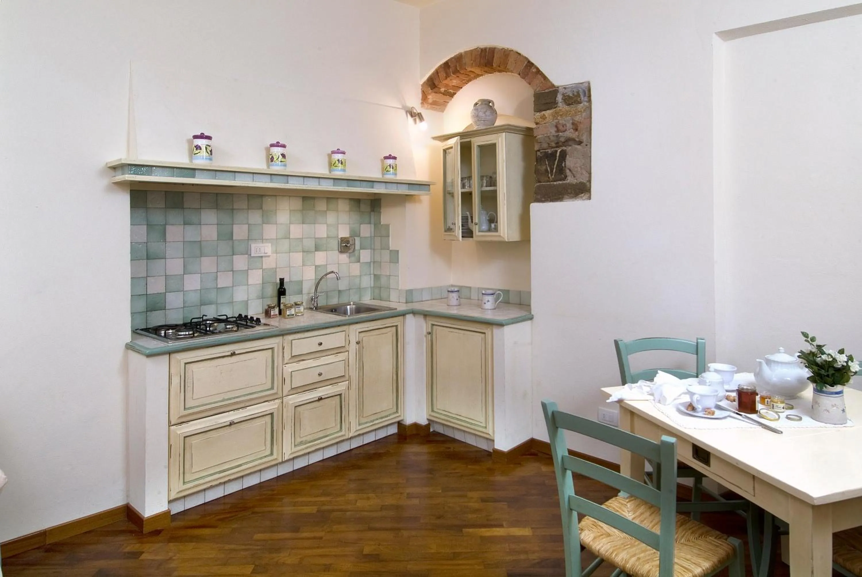 Kitchen or kitchenette in Accademia Residence
