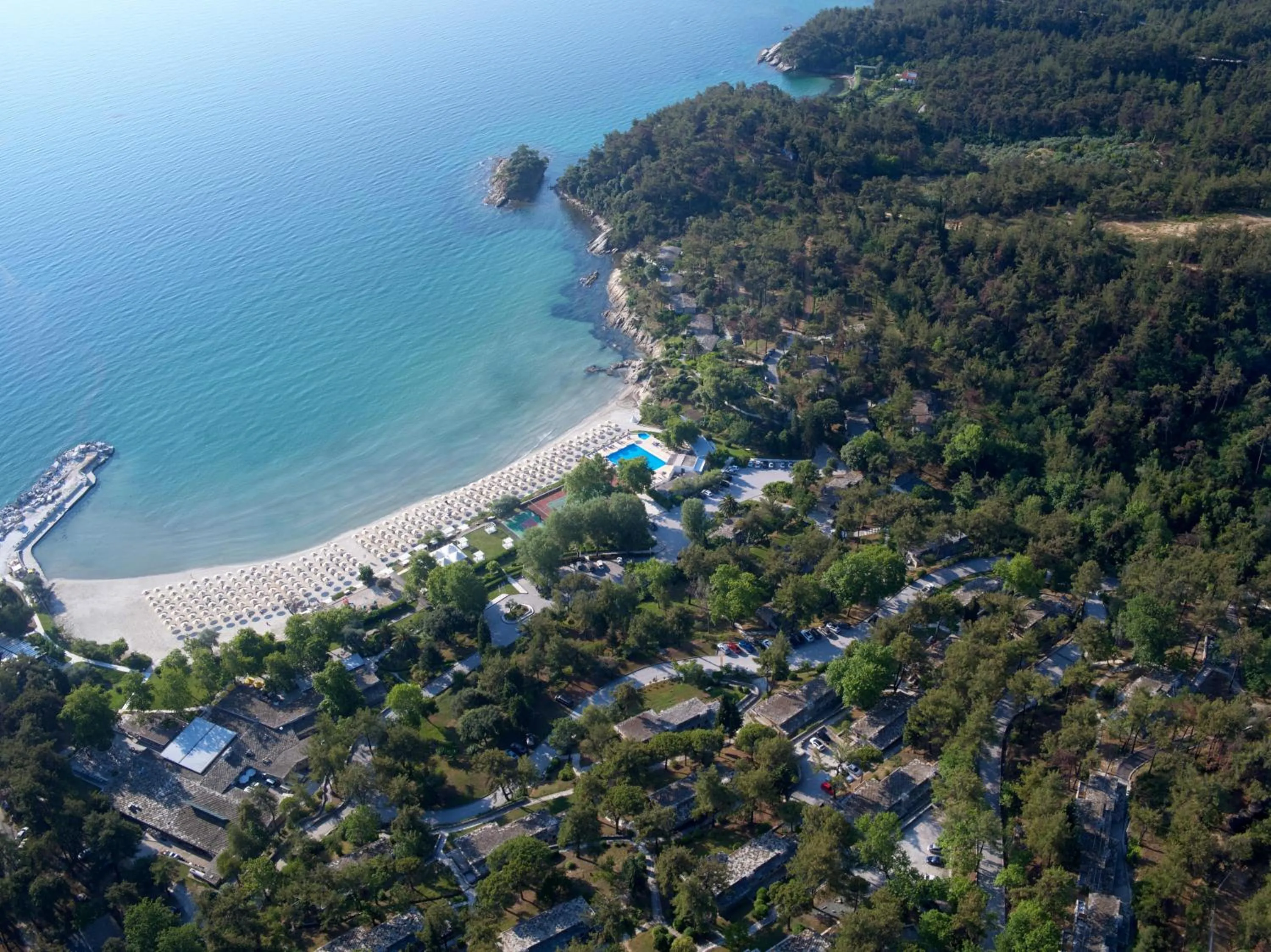 Natural landscape in Makryammos