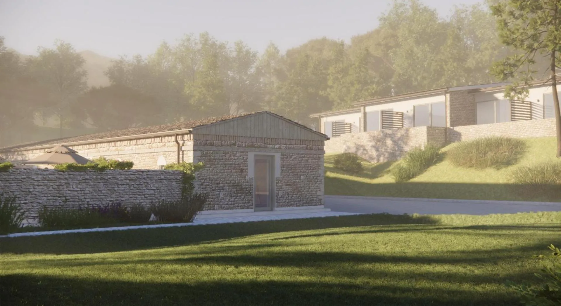 Property building in Makryammos