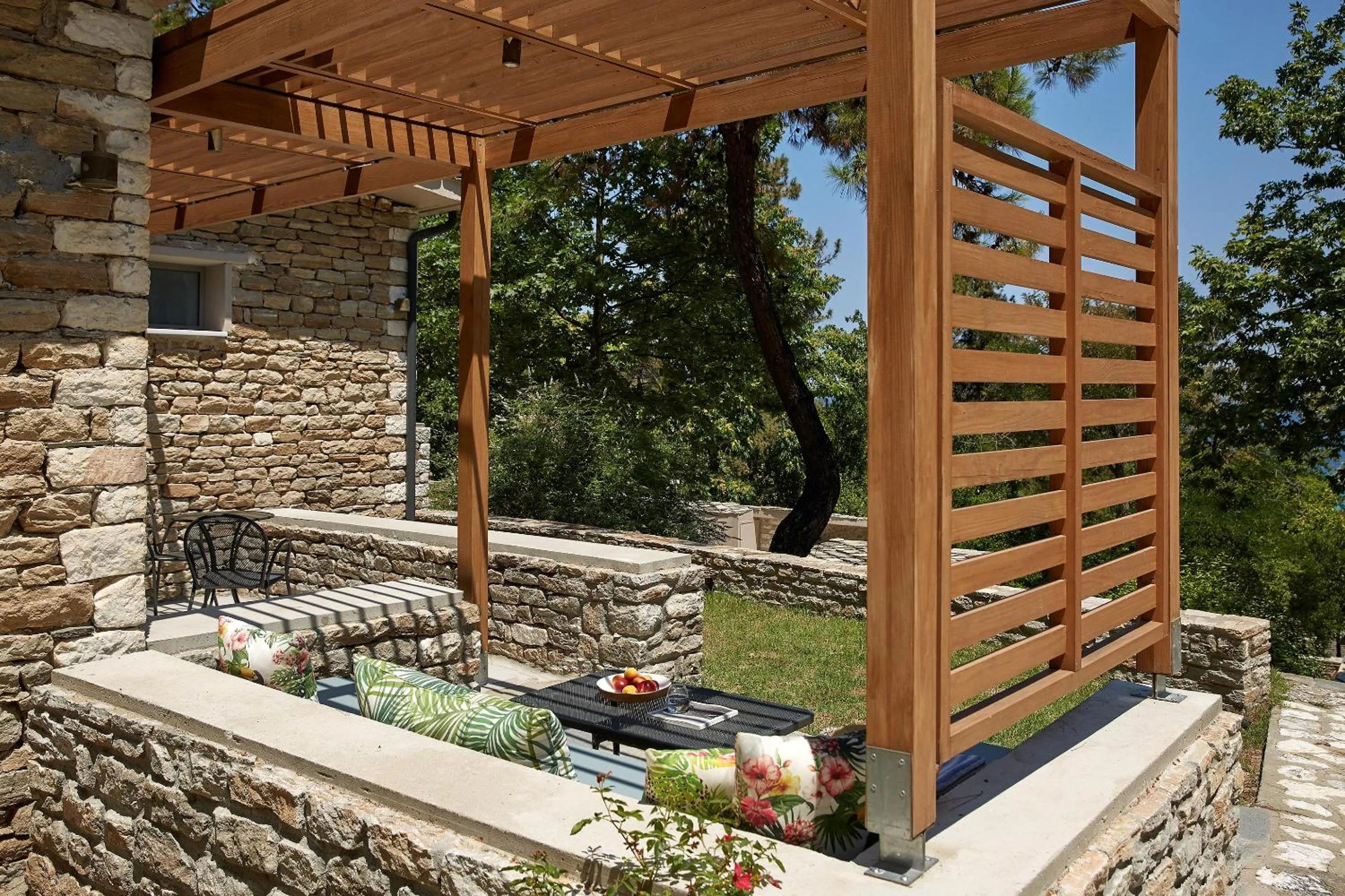 Balcony/Terrace in Makryammos