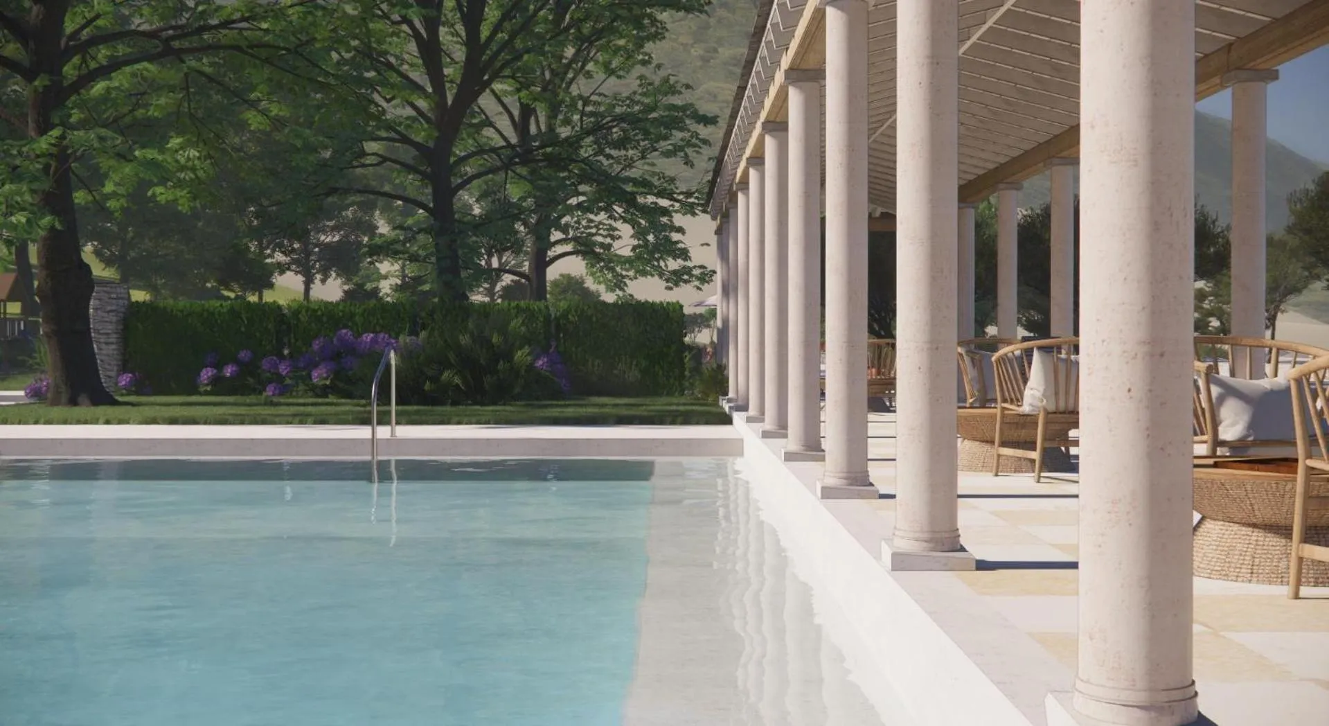 Swimming pool in Makryammos