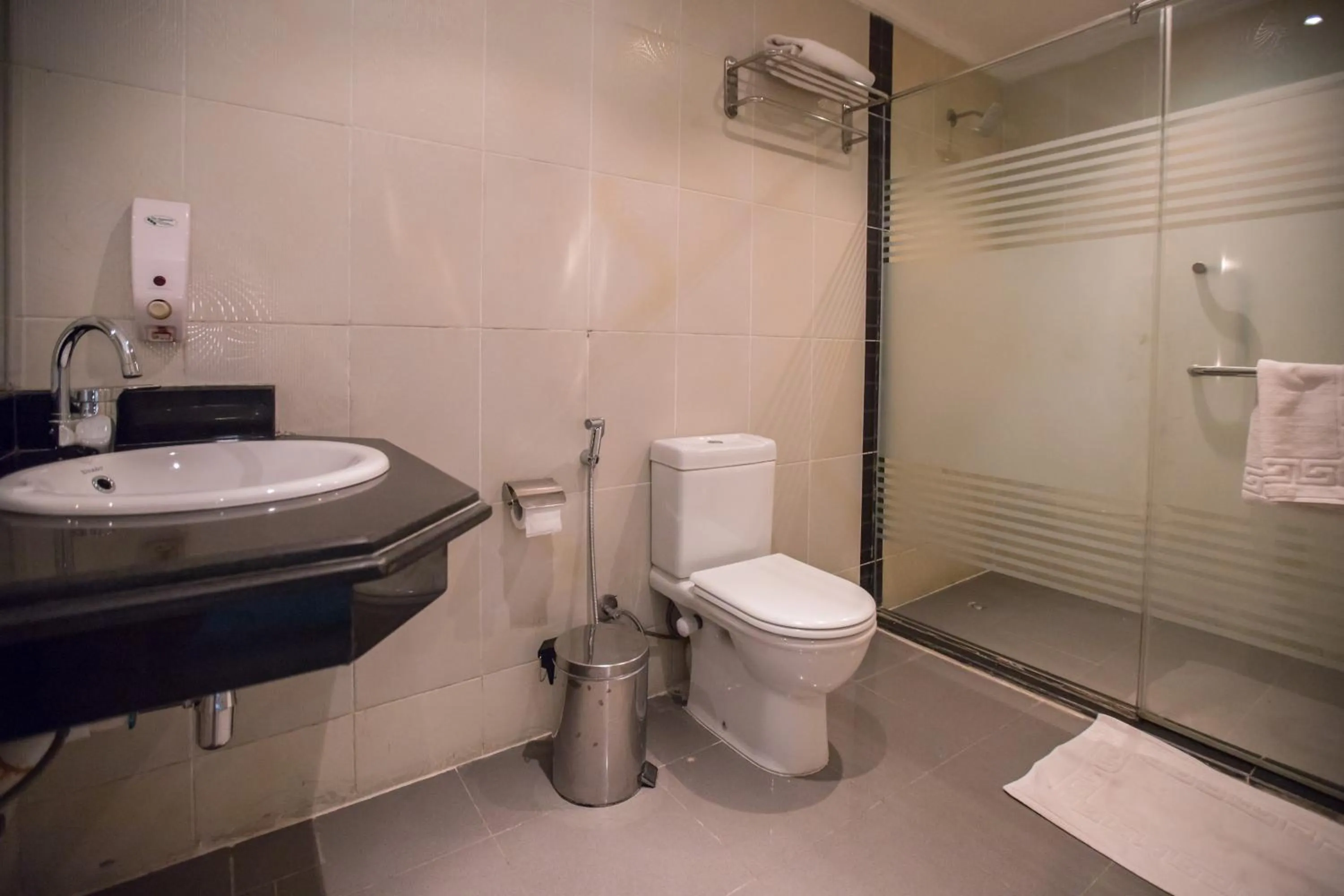 Shower in Aura Inn Hotel Cairo