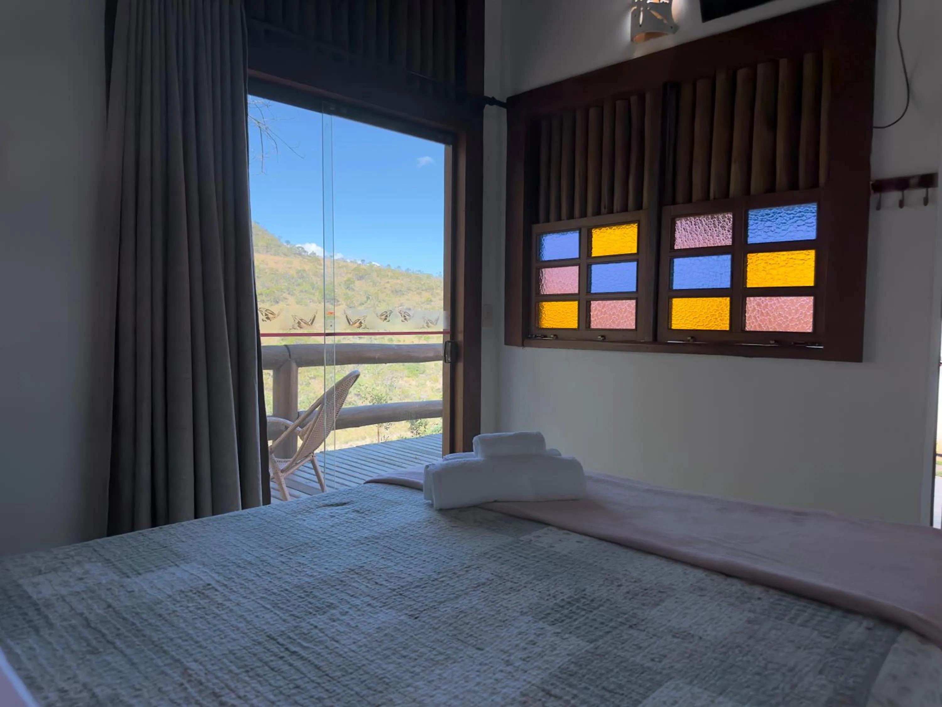 Photo of the whole room, Bed in Pousada Fecho da Serra