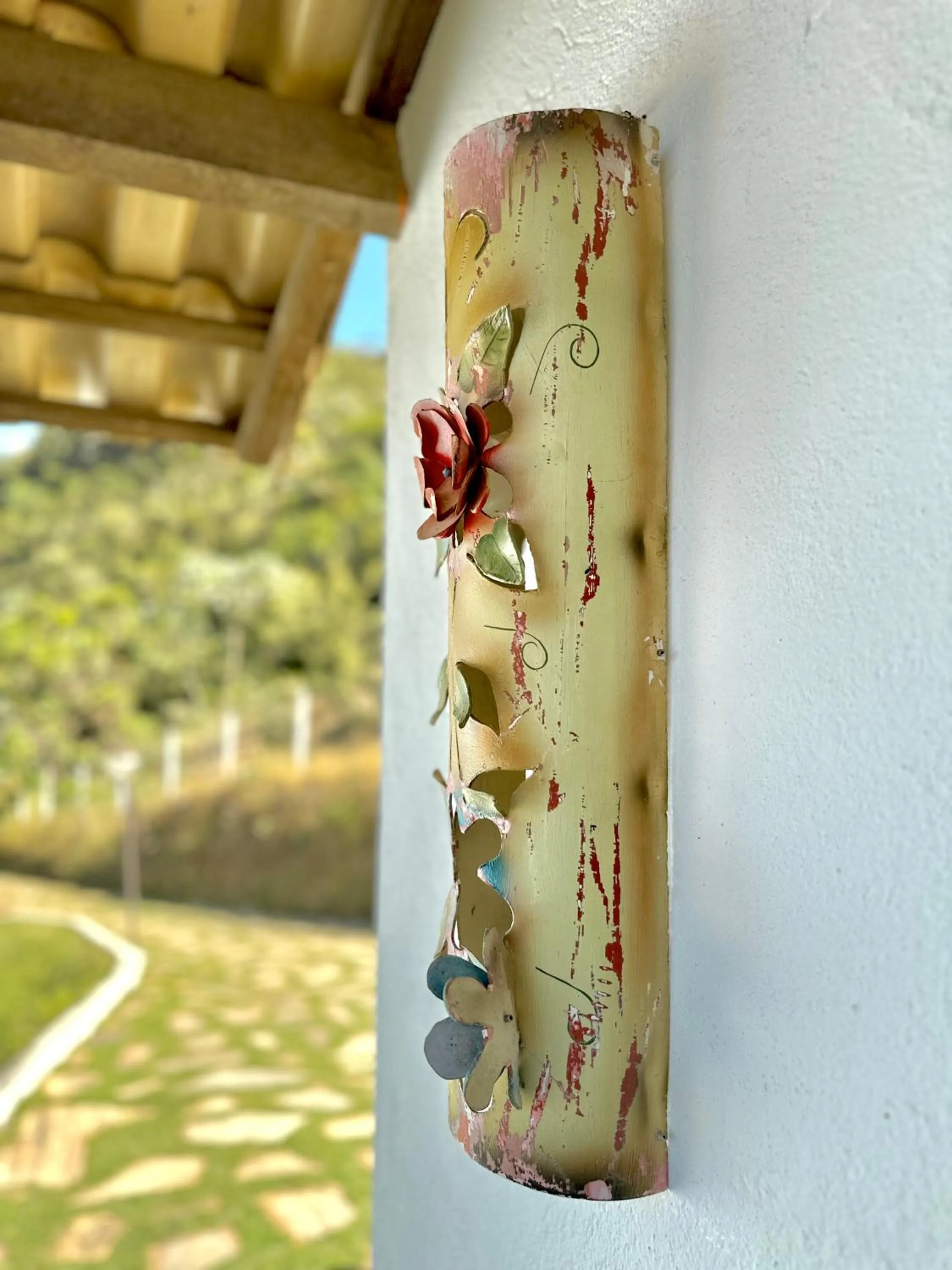 Decorative detail in Pousada Fecho da Serra