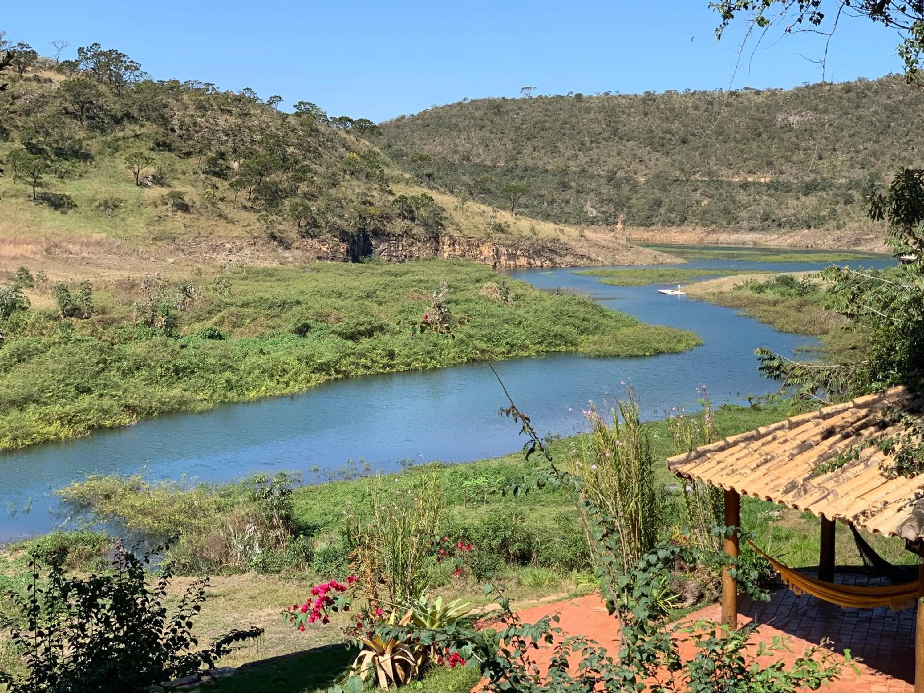 Lake view in Pousada Fecho da Serra