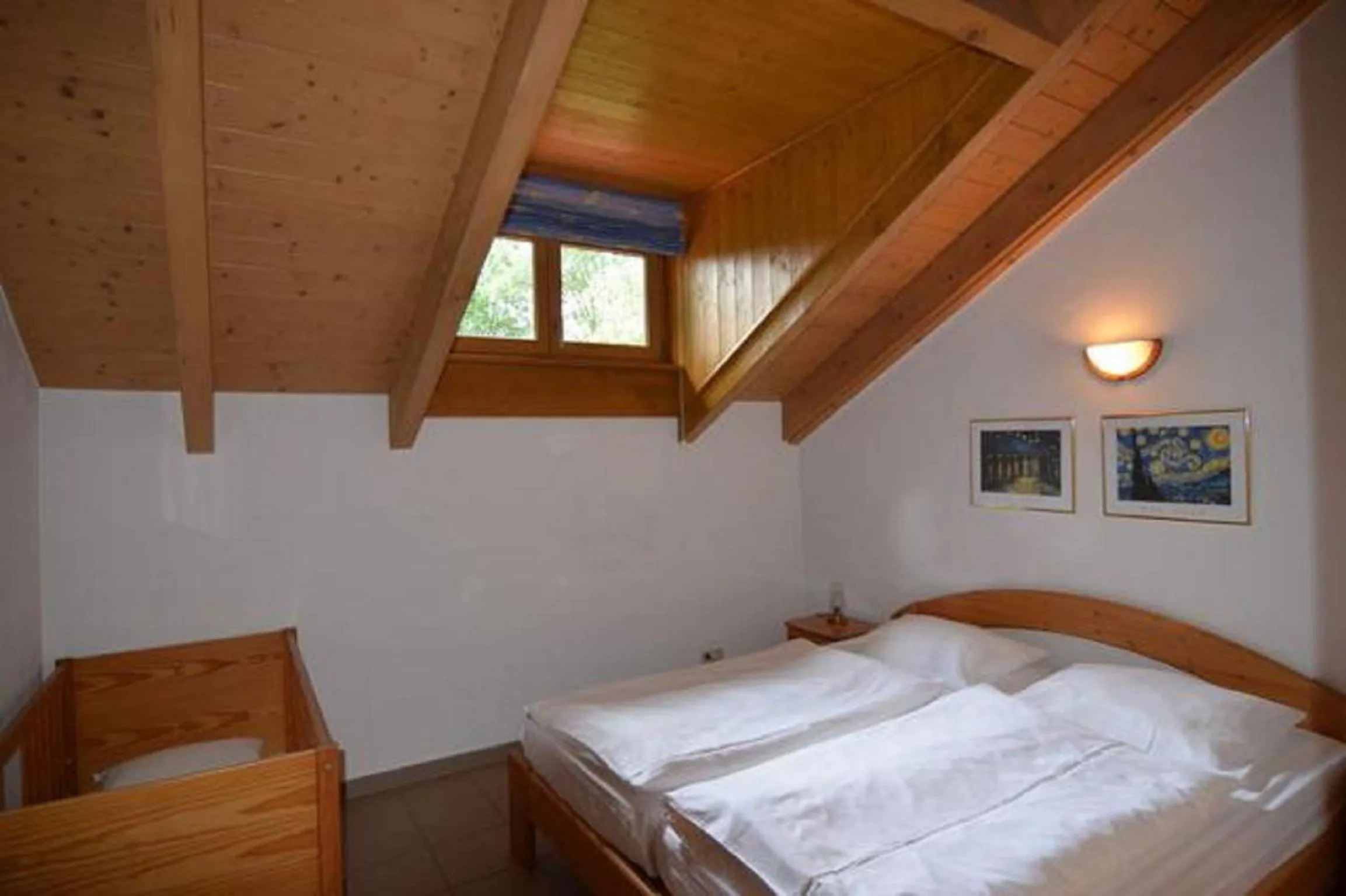 Bedroom, Bed in Ferienhäuser "In der Waldperle"