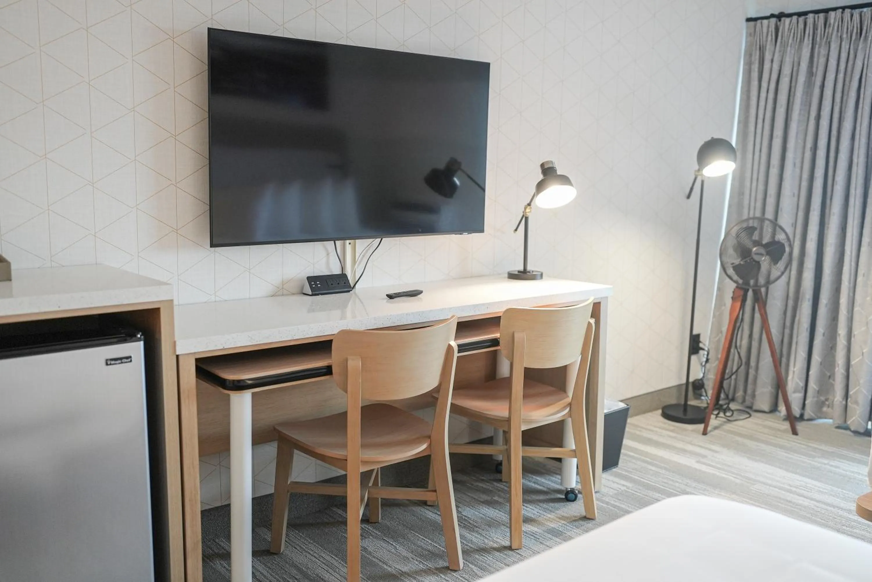 Bed in The Boulevard Hotel