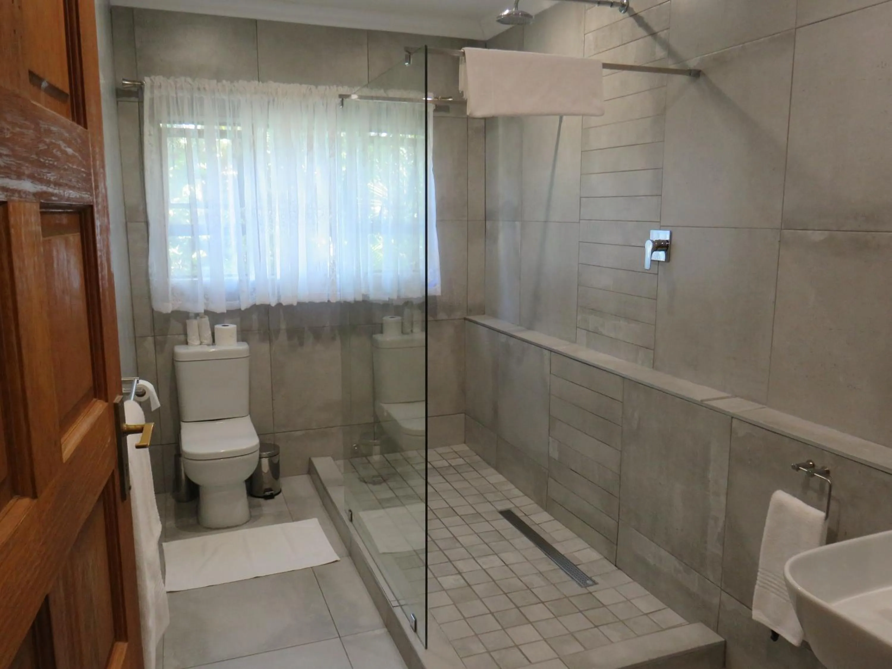 Shower in St. Lucia Wetlands Guest House