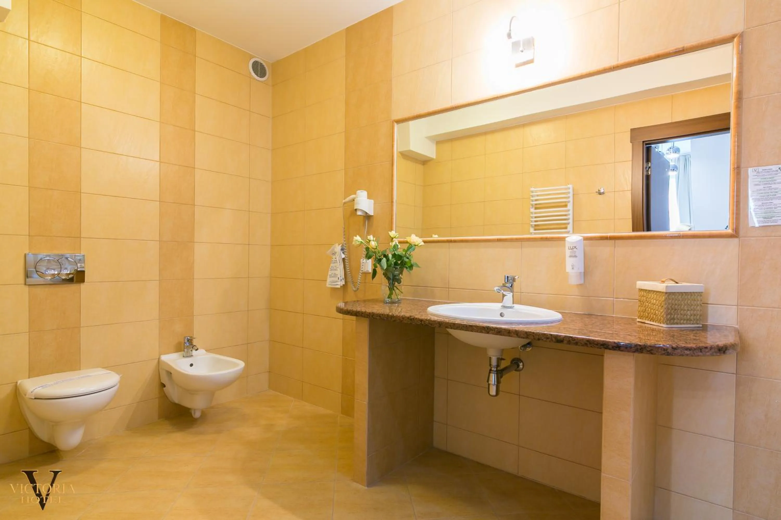 Toilet in Hotel Victoria