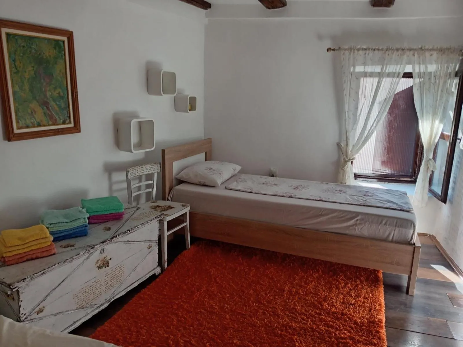 Bed in centuries old Ethno House Đurović