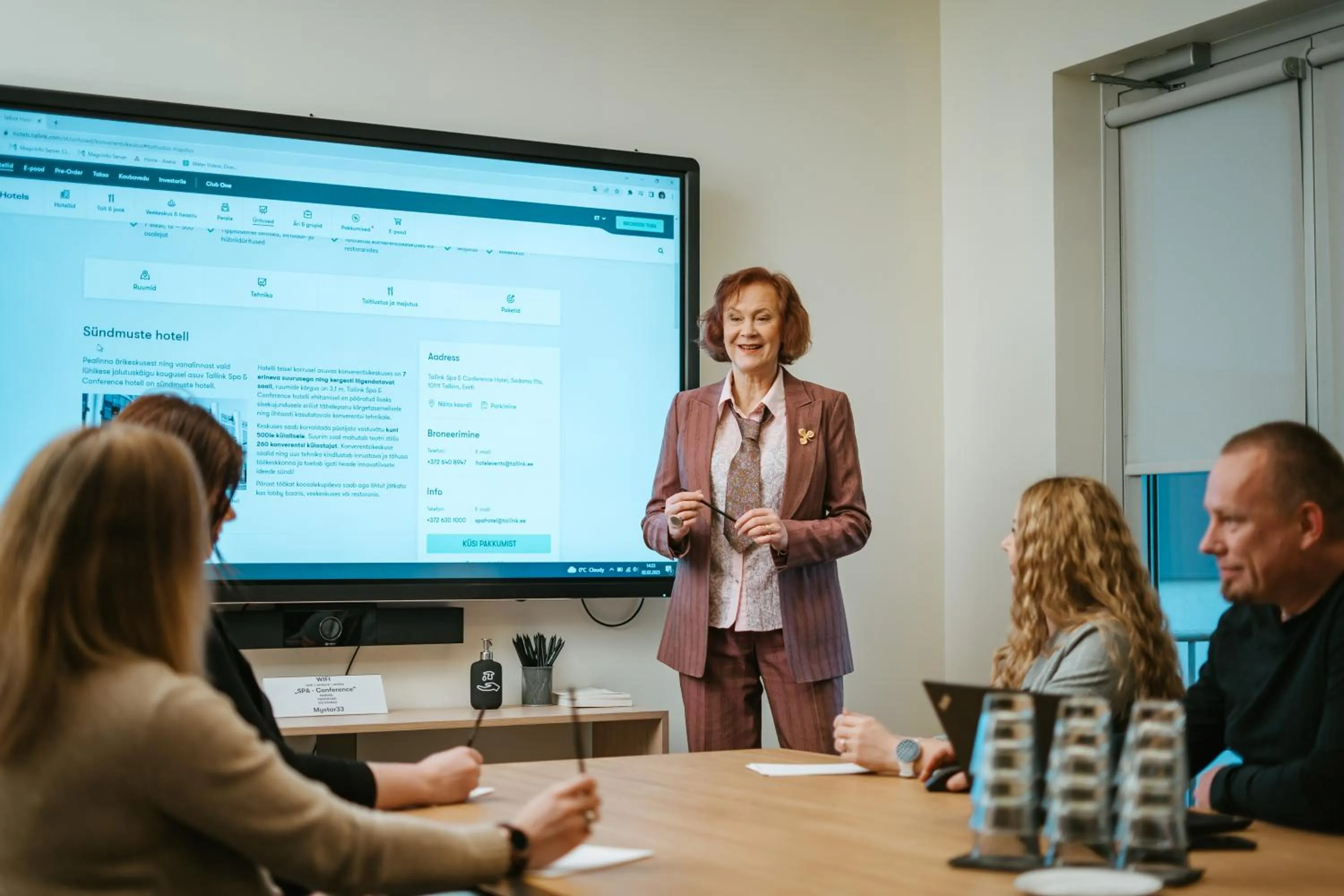 Meeting/conference room in Tallink Spa & Conference Hotel