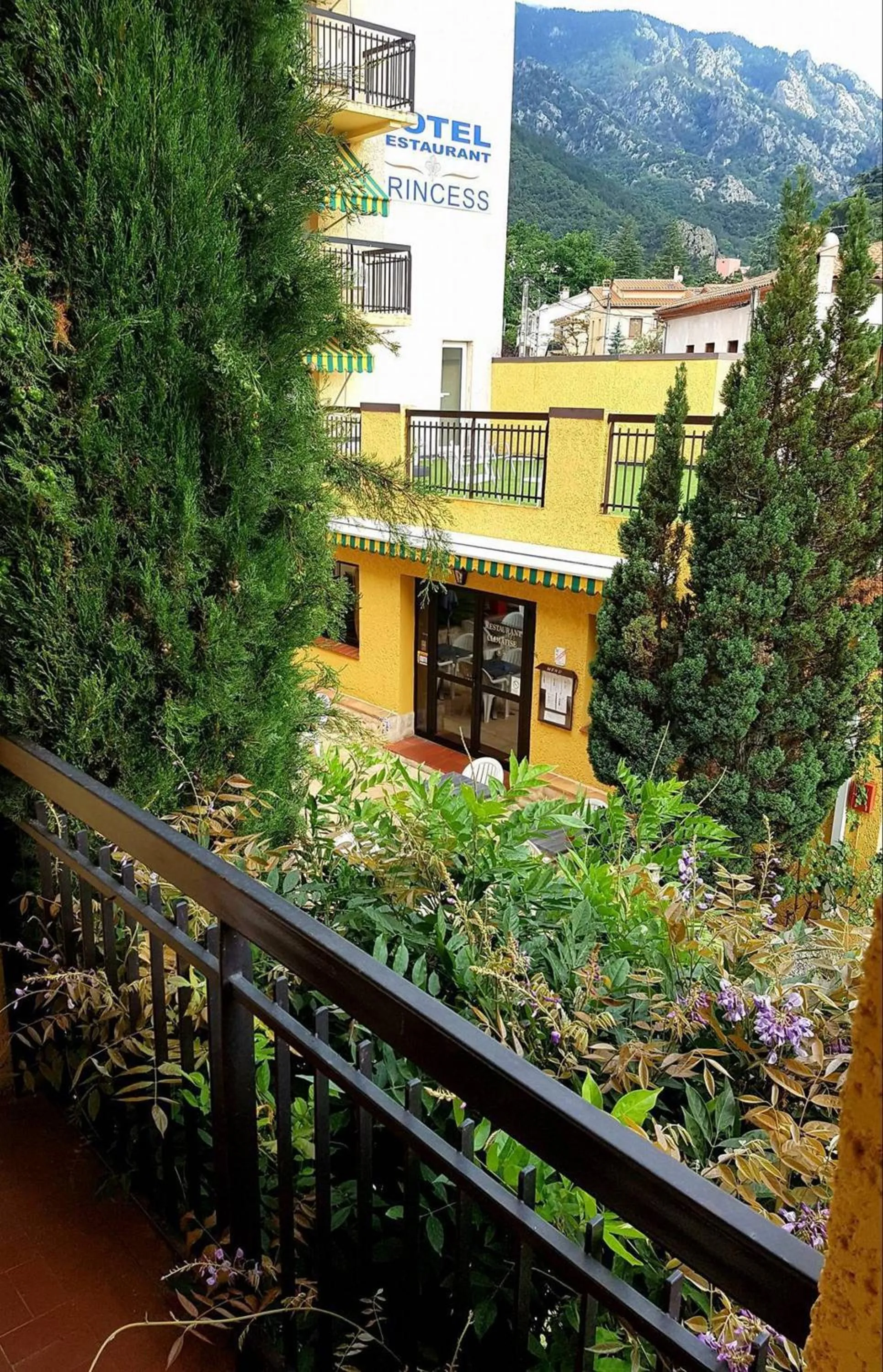 Patio in Hotel Princess