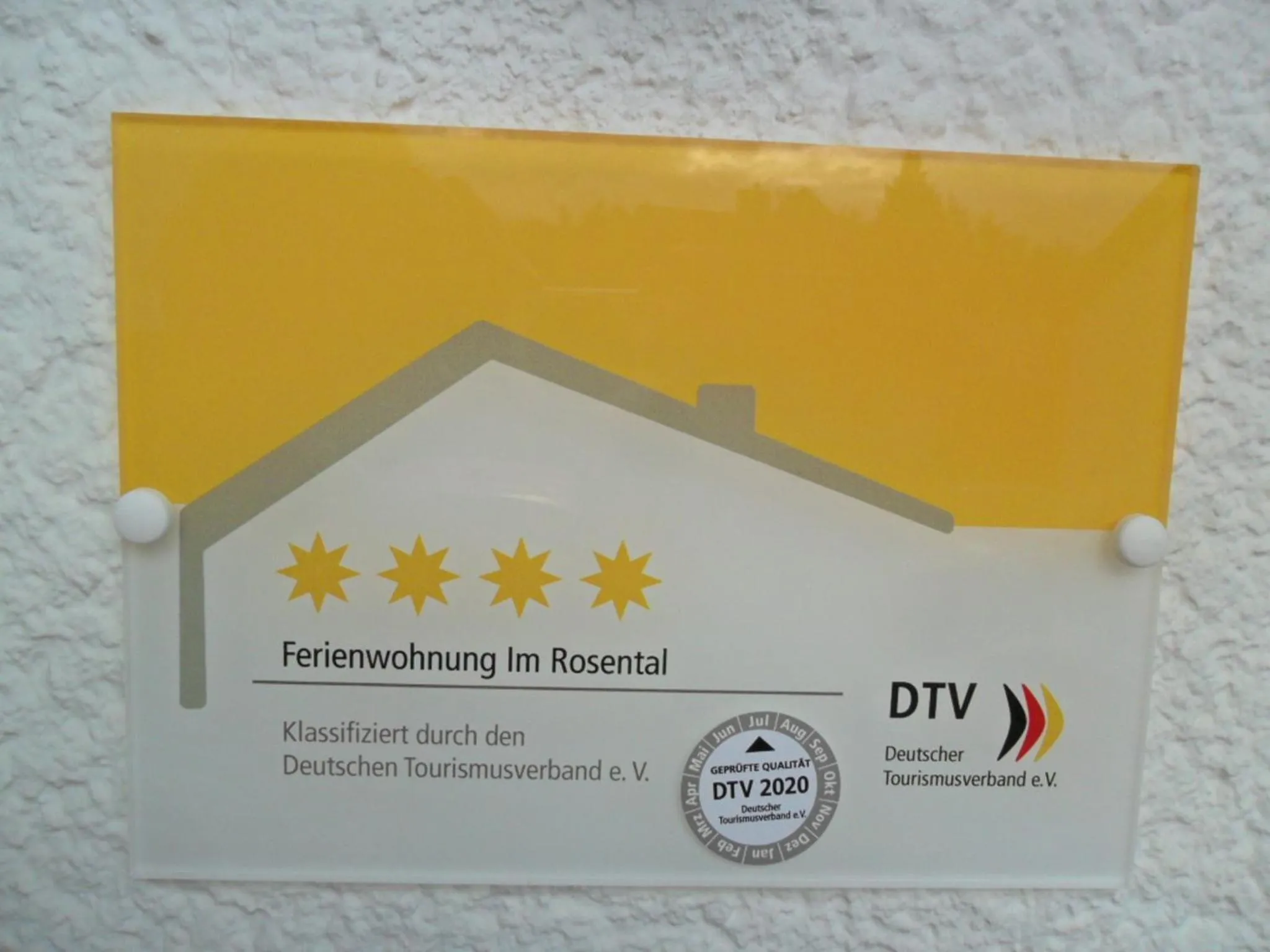 Certificate/Award in Ferienwohnung im Rosental