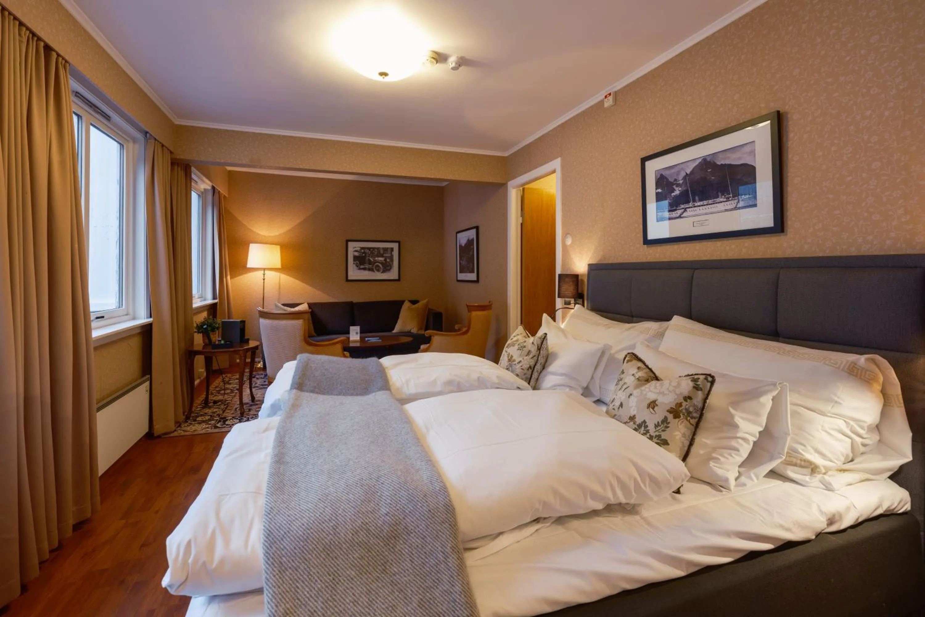 Bed in Hotel Utsikten - by Classic Norway Hotels