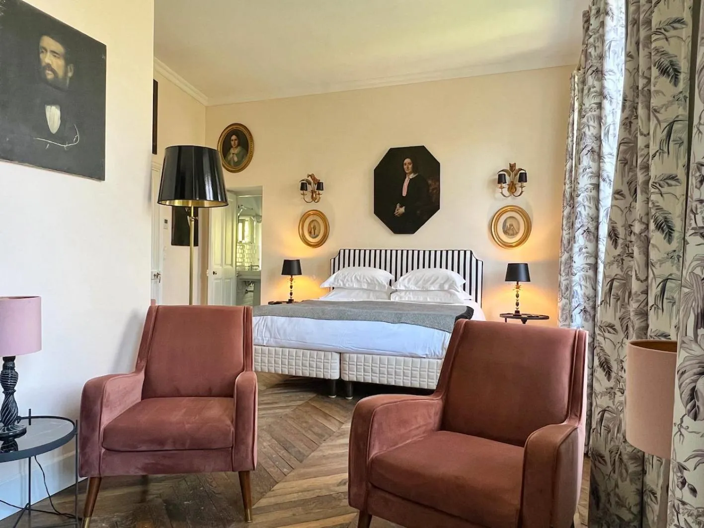 Bed in Le Clos Saluces