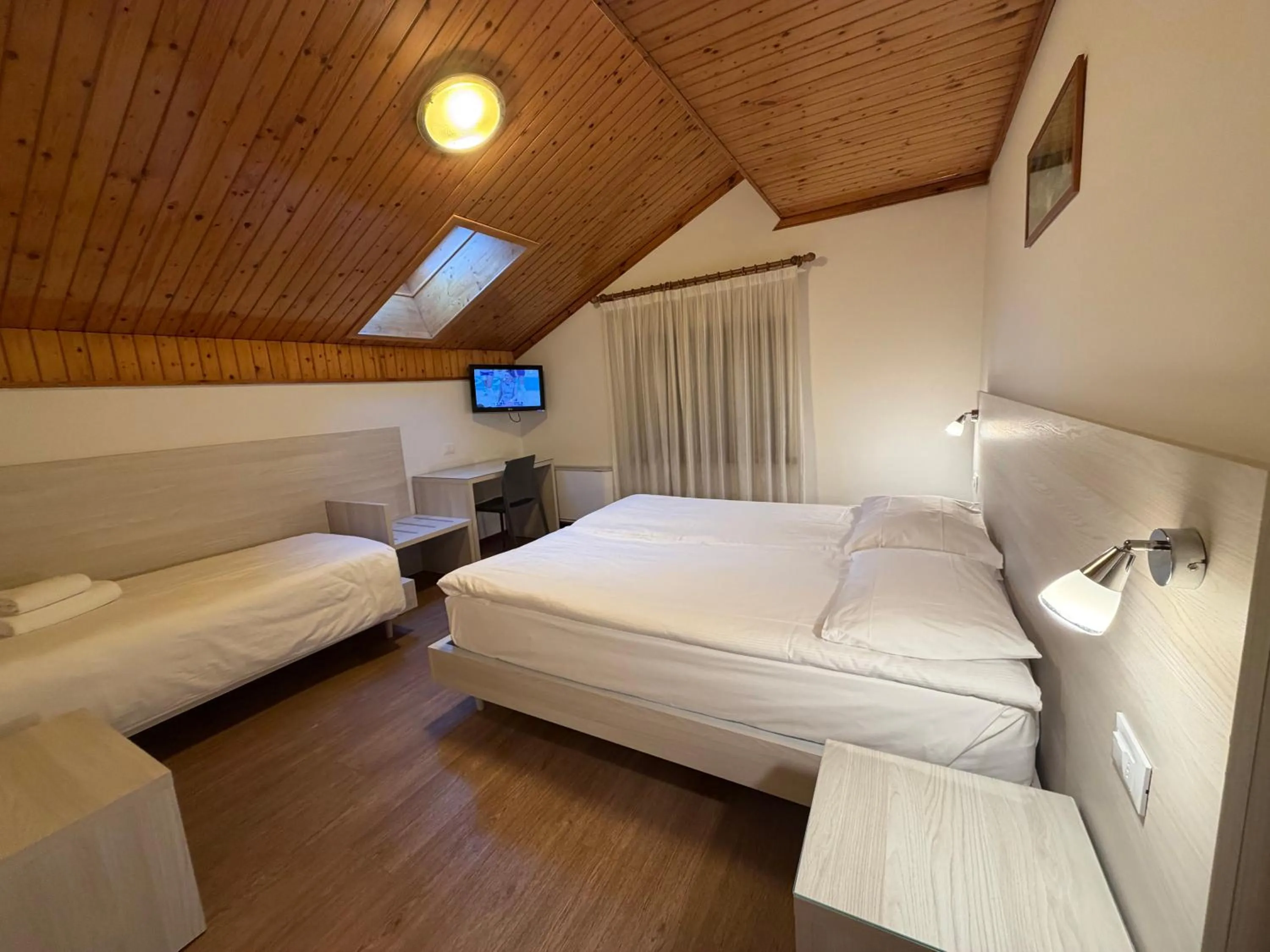 Bed in Hotel International