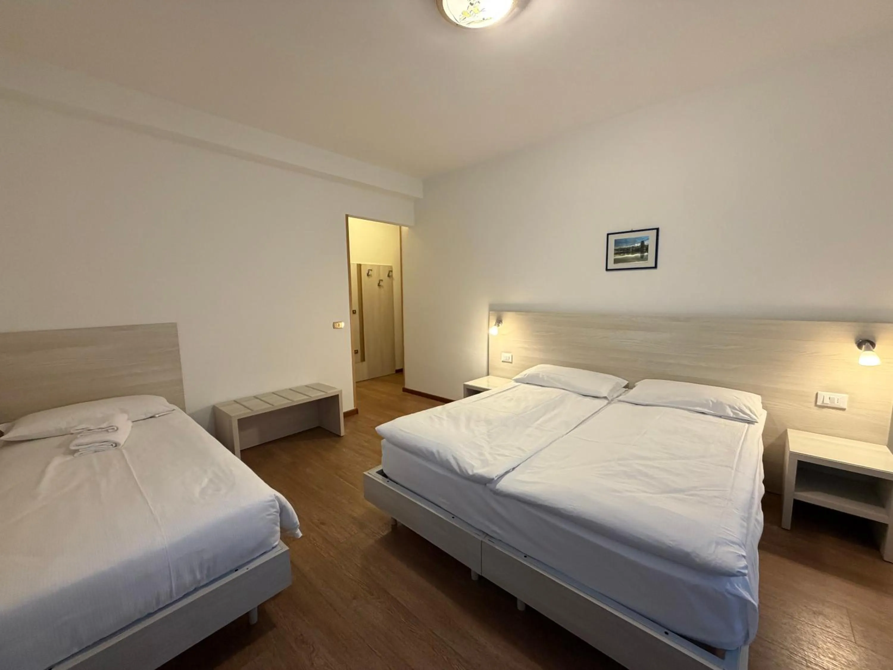 Bed in Hotel International