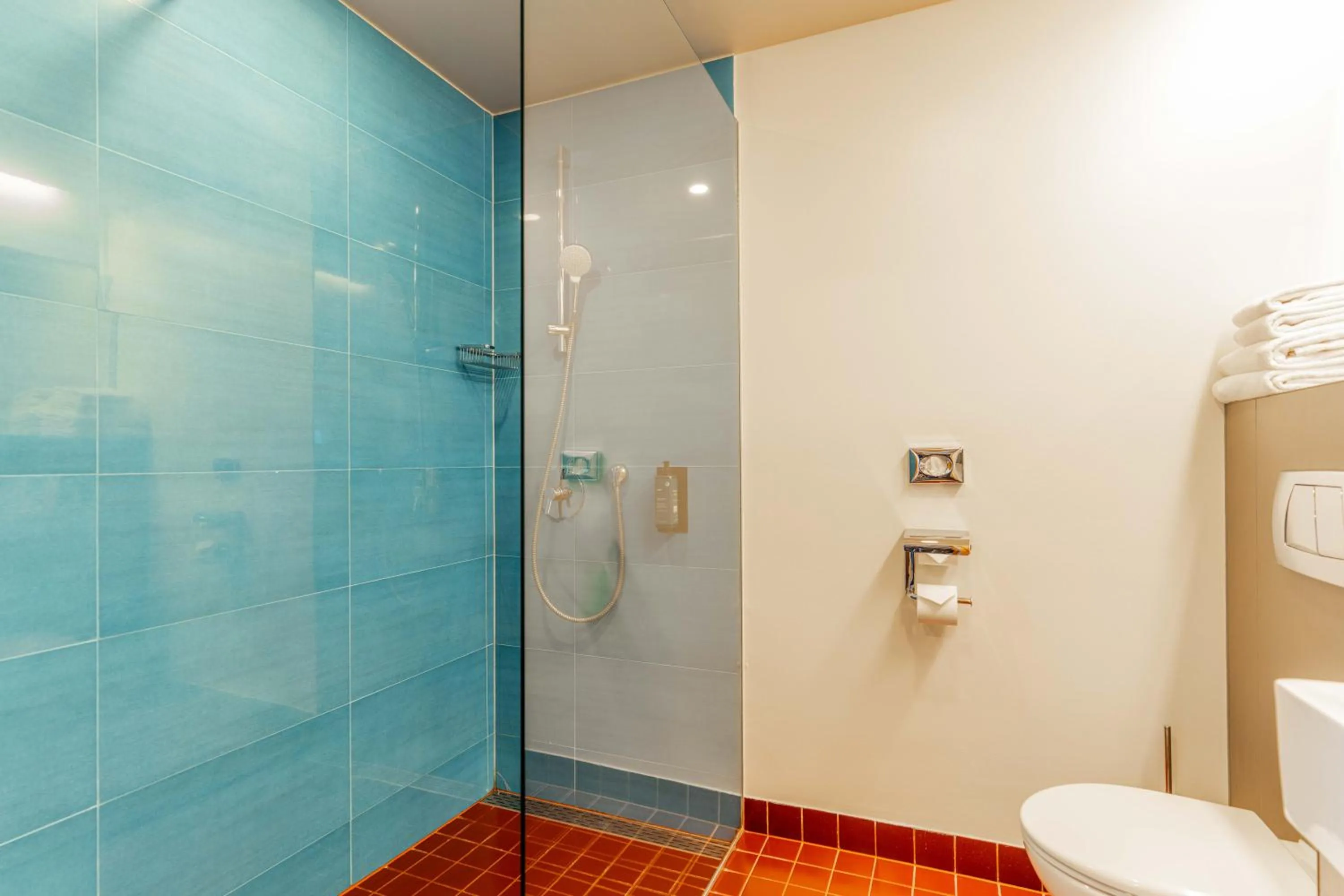 Shower in Hestia Hotel Europa