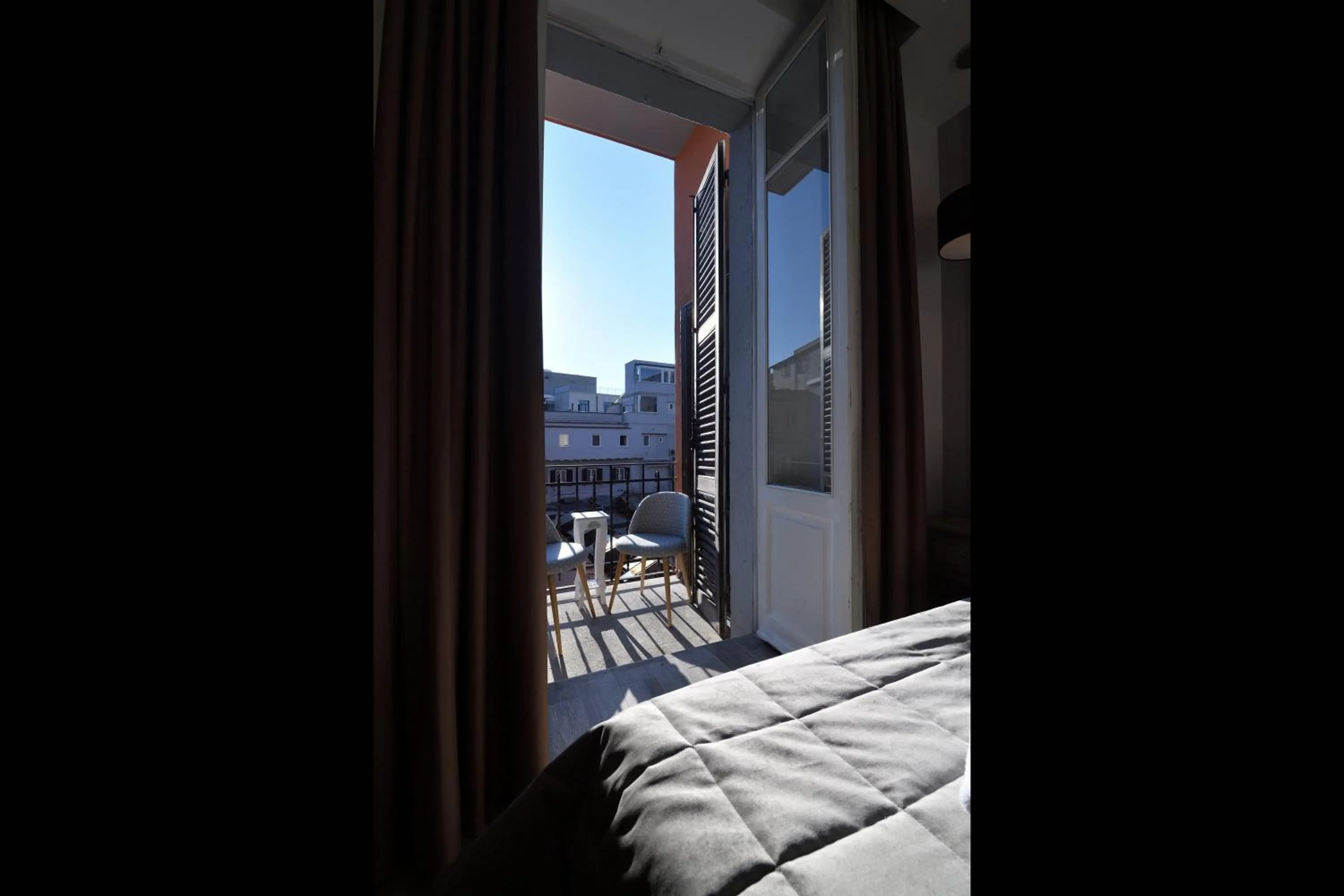 Balcony/Terrace, Bed in Relais Barberini