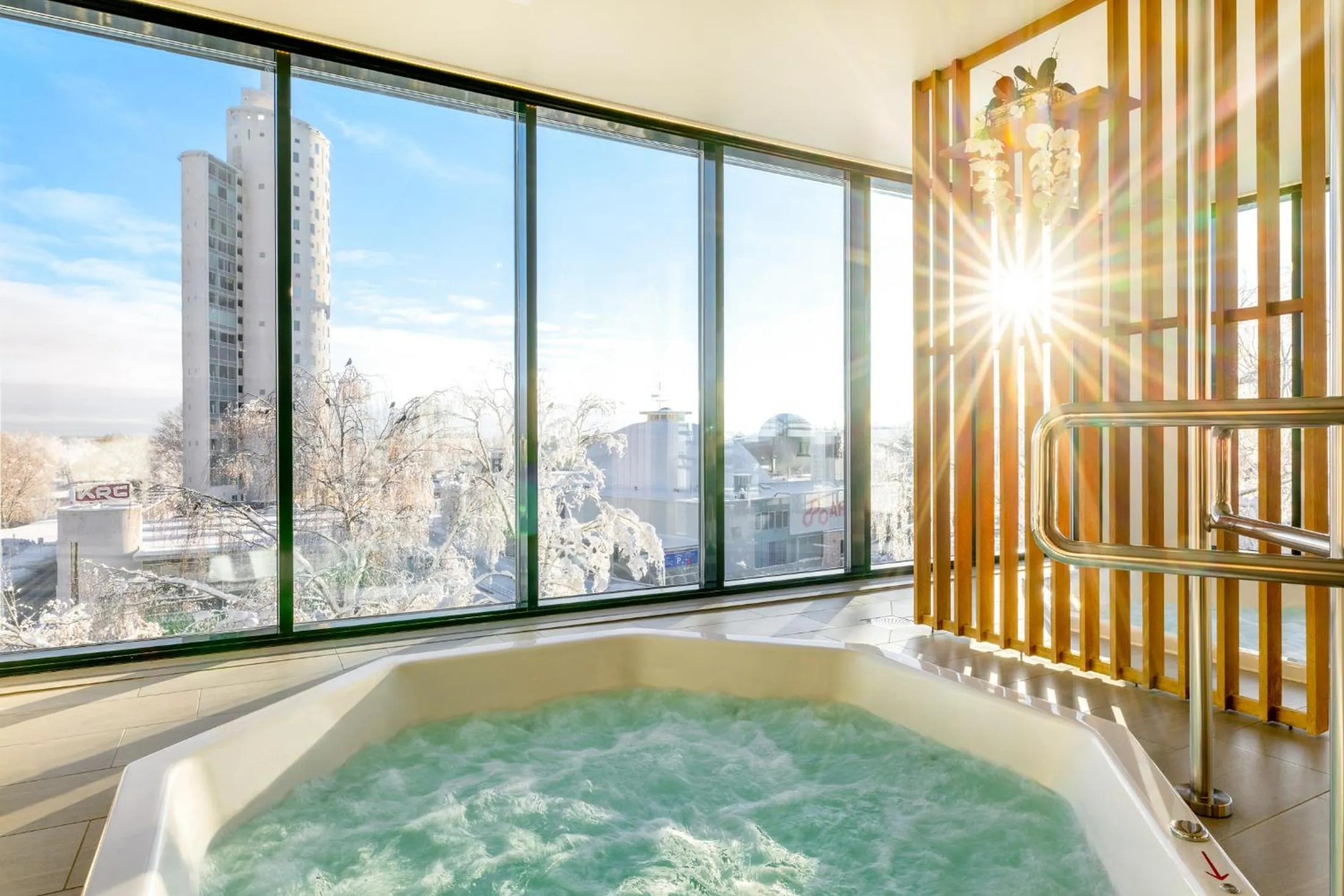 Hot Tub in Hotel Tartu